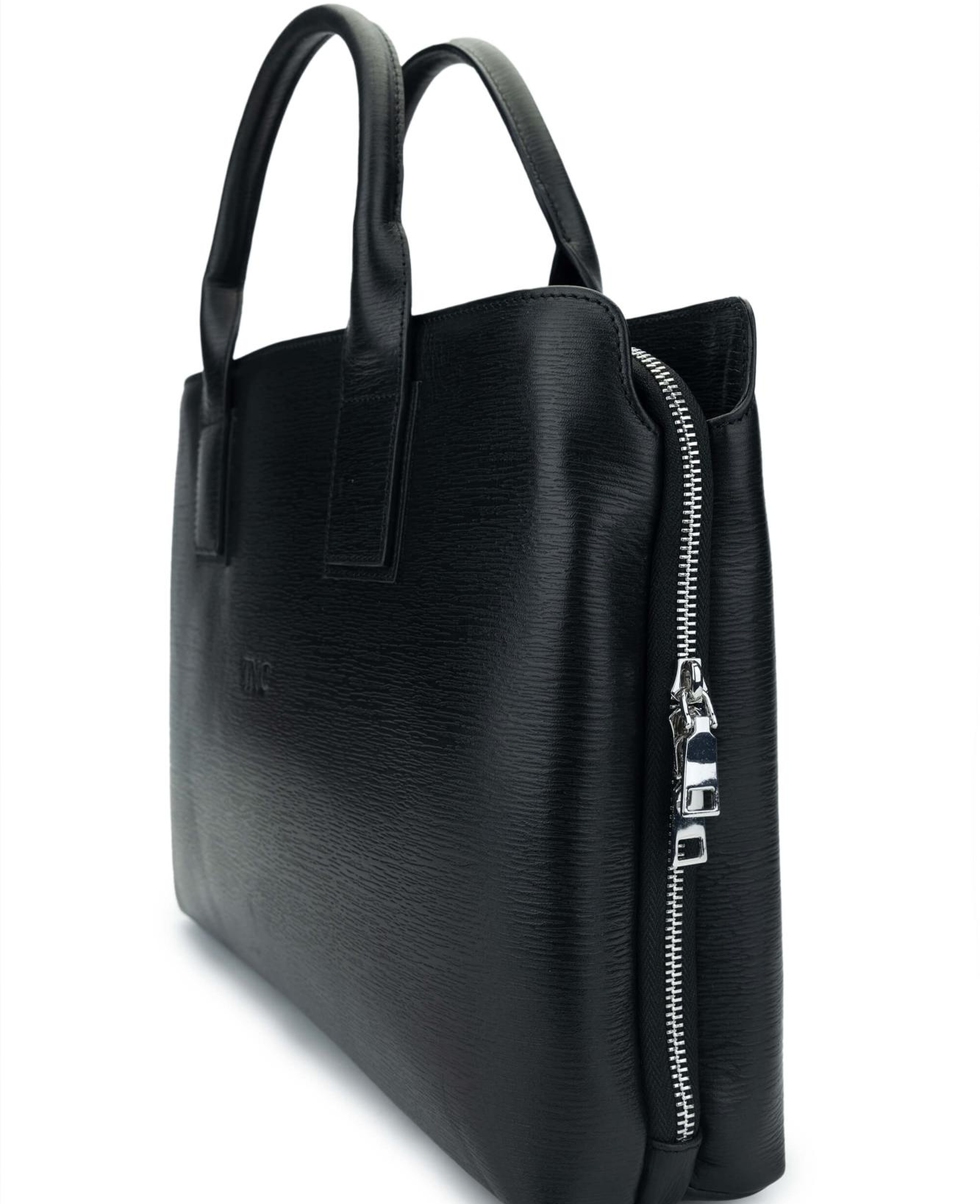 Tamer Tanca Erkek Hakiki Deri Siyah Evrak Çantası