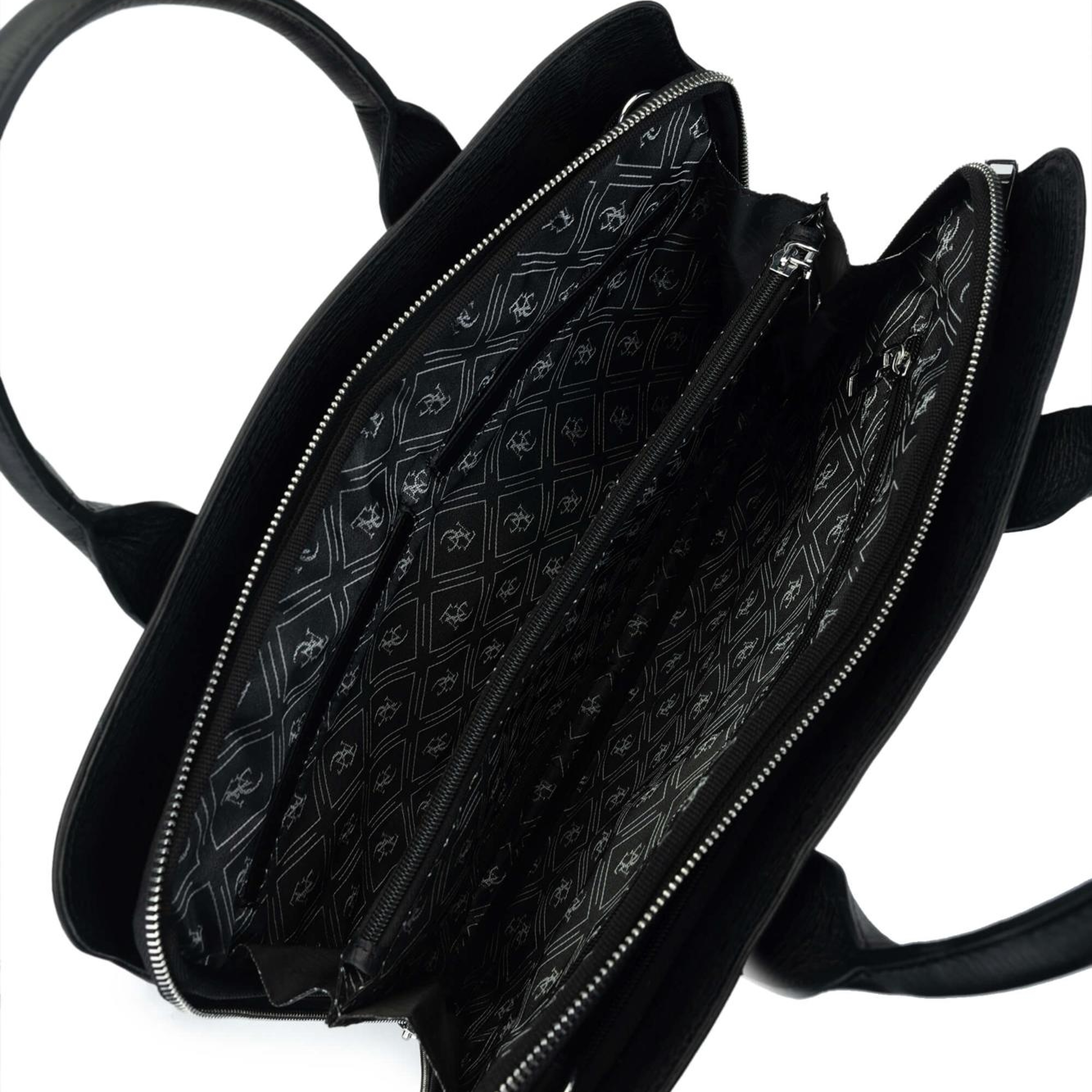 Tamer Tanca Erkek Hakiki Deri Siyah Evrak Çantası