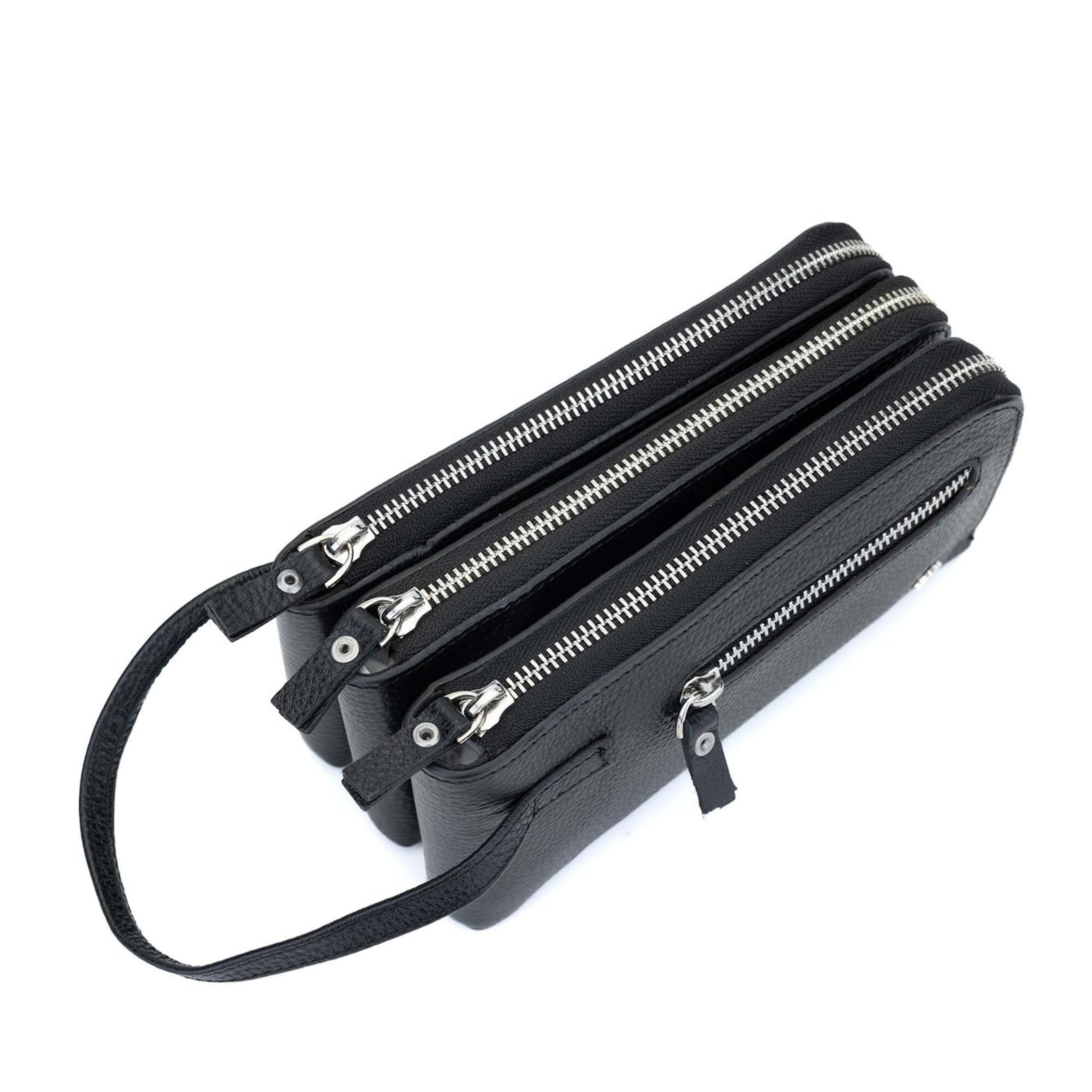 Tamer Tanca Erkek Hakiki Deri Siyah Portföy Çanta