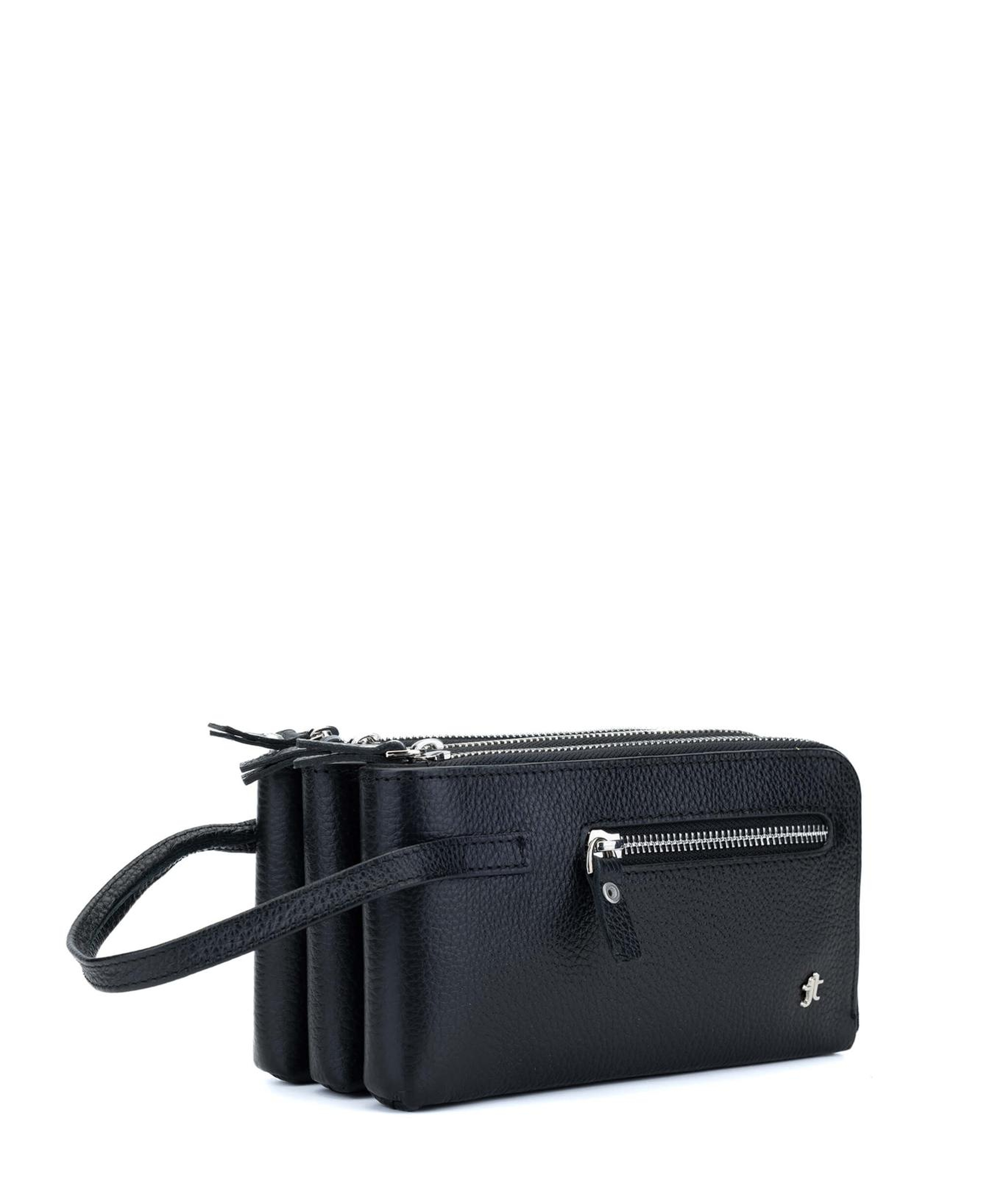 Tamer Tanca Erkek Hakiki Deri Siyah Portföy Çanta