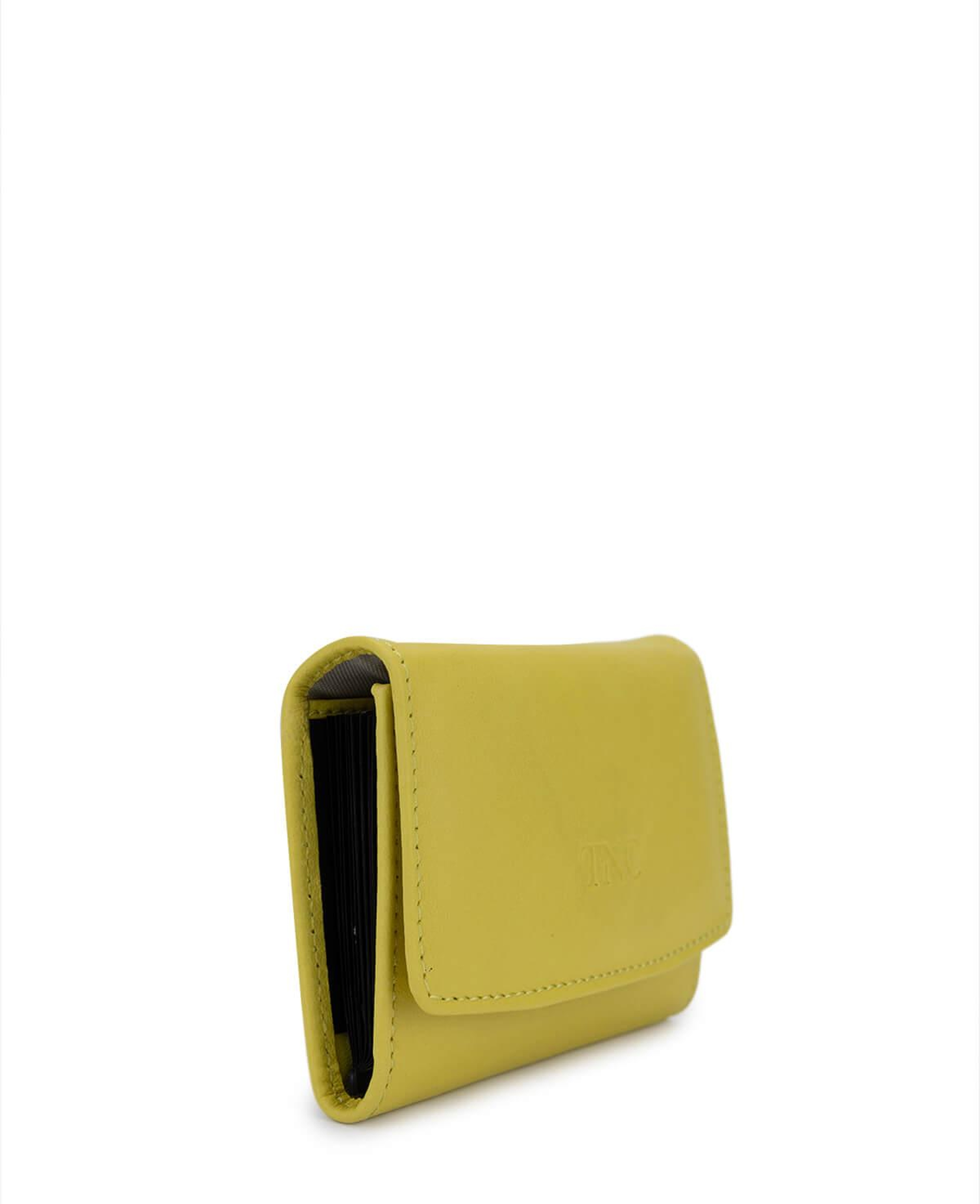 Tamer Tanca Unisex Hakiki Deri Sarı Kartlık