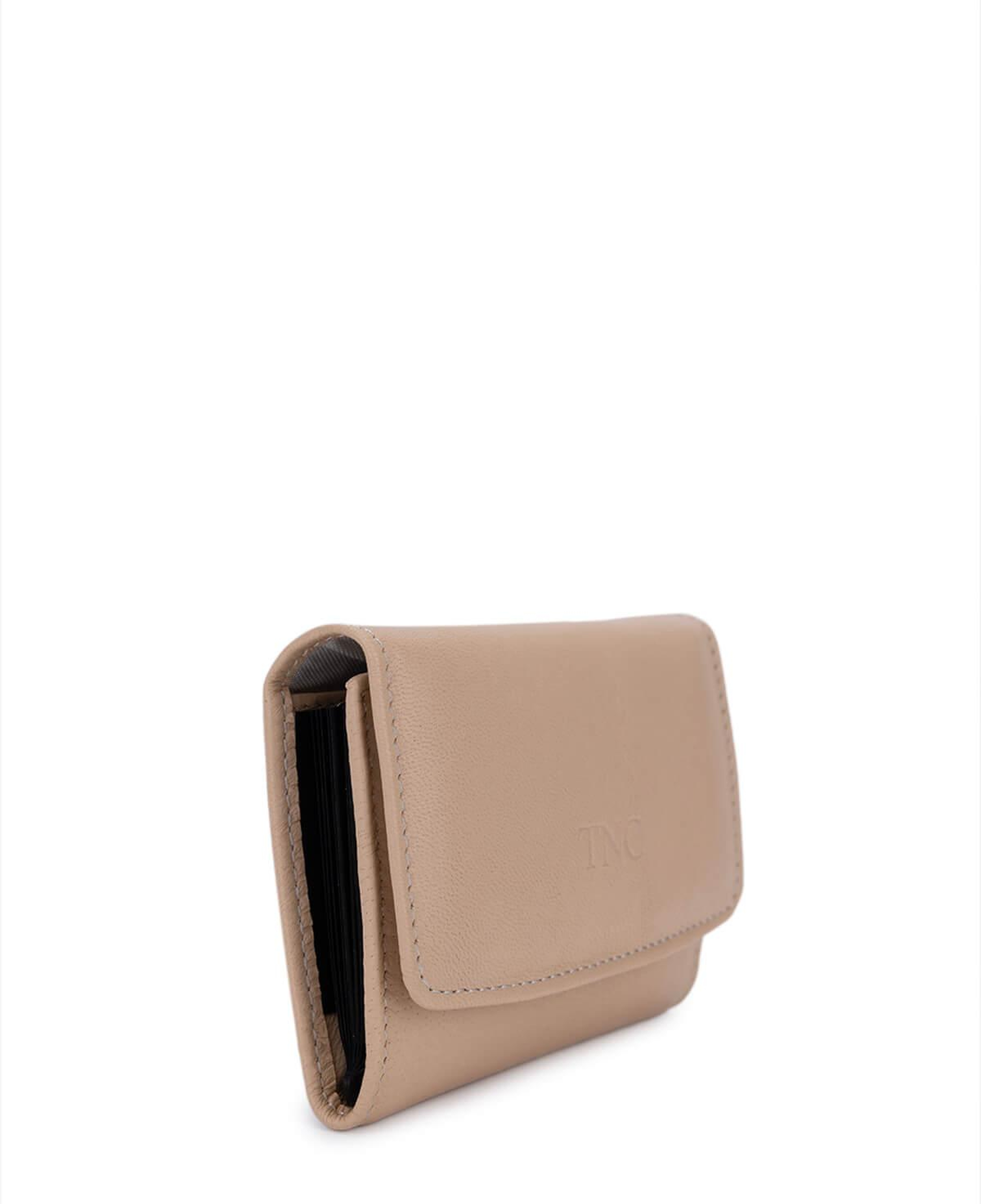 Tamer Tanca Unisex Hakiki Deri Bej Kartlık