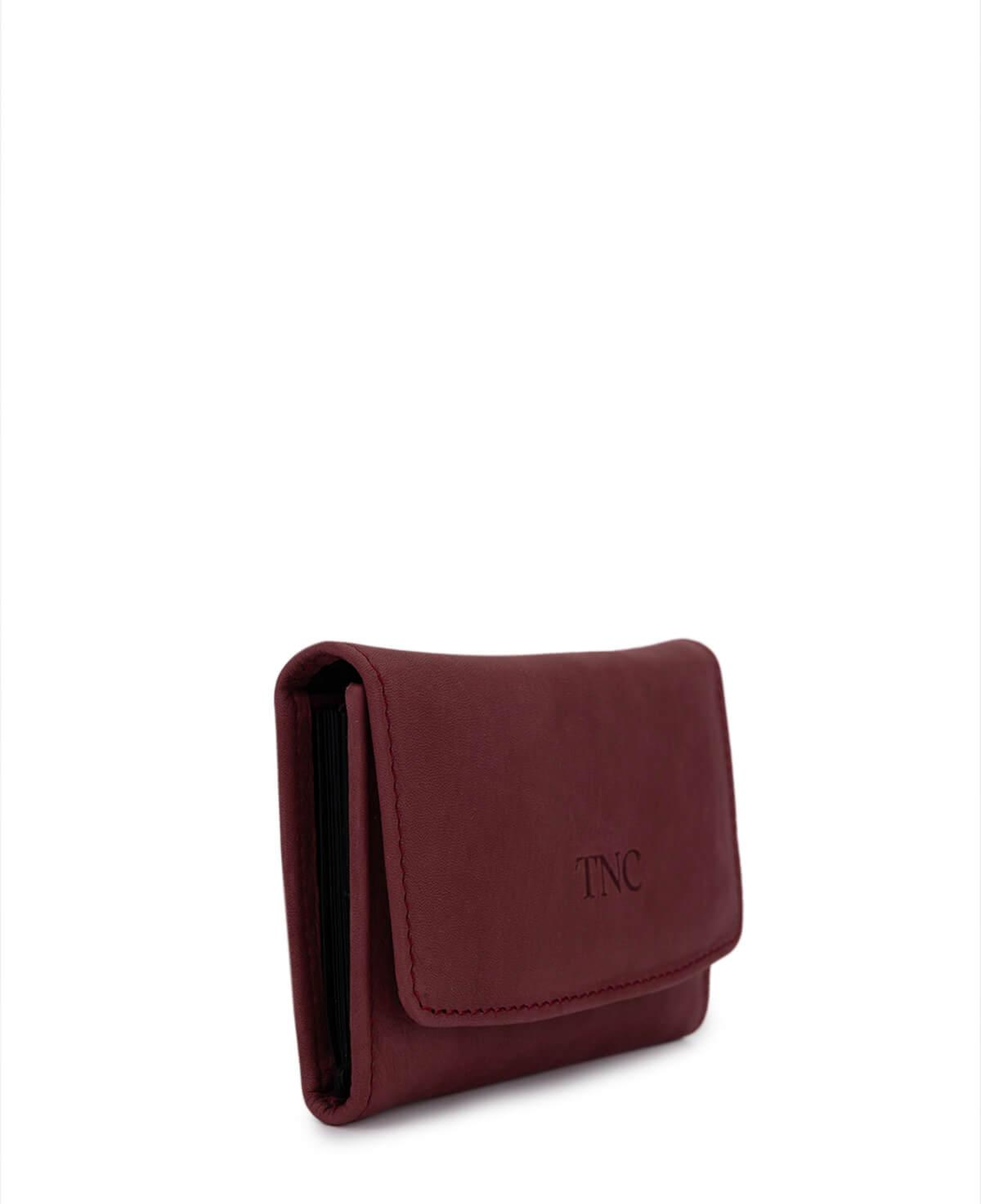 Tamer Tanca Unisex Hakiki Deri Bordo Kartlık