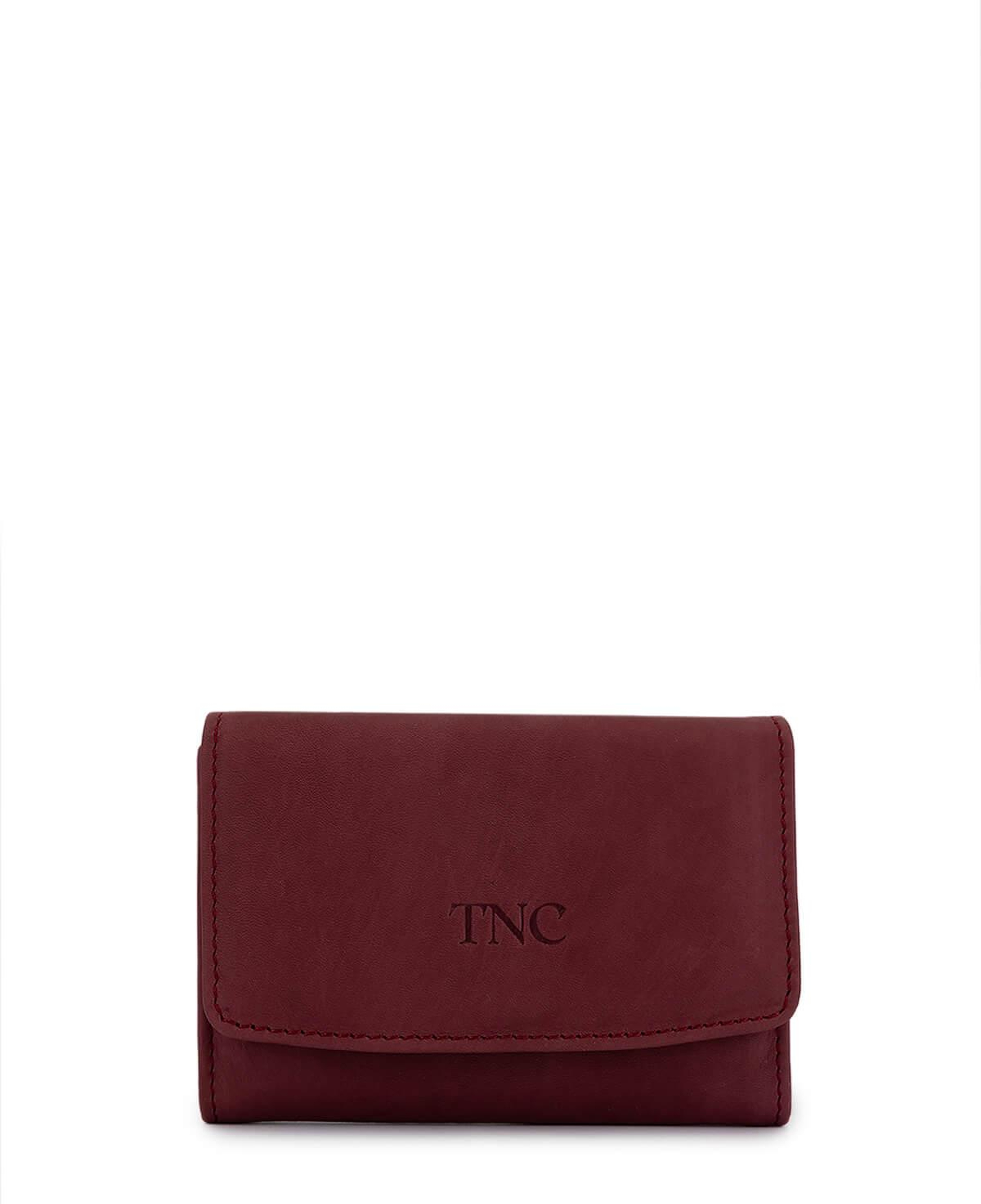 Tamer Tanca Unisex Hakiki Deri Bordo Kartlık