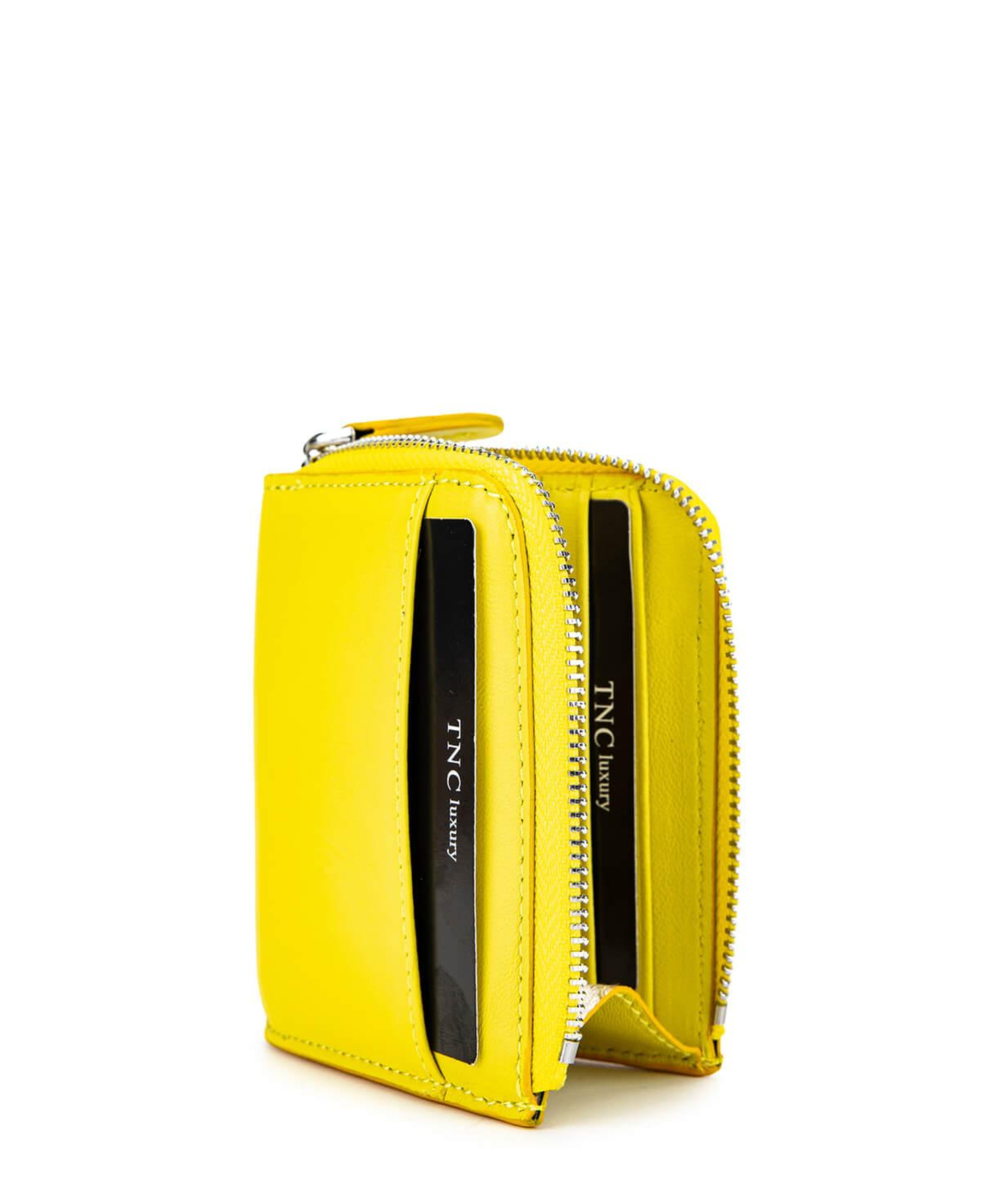 Tamer Tanca Kadın Hakiki Deri Sarı Kartlık