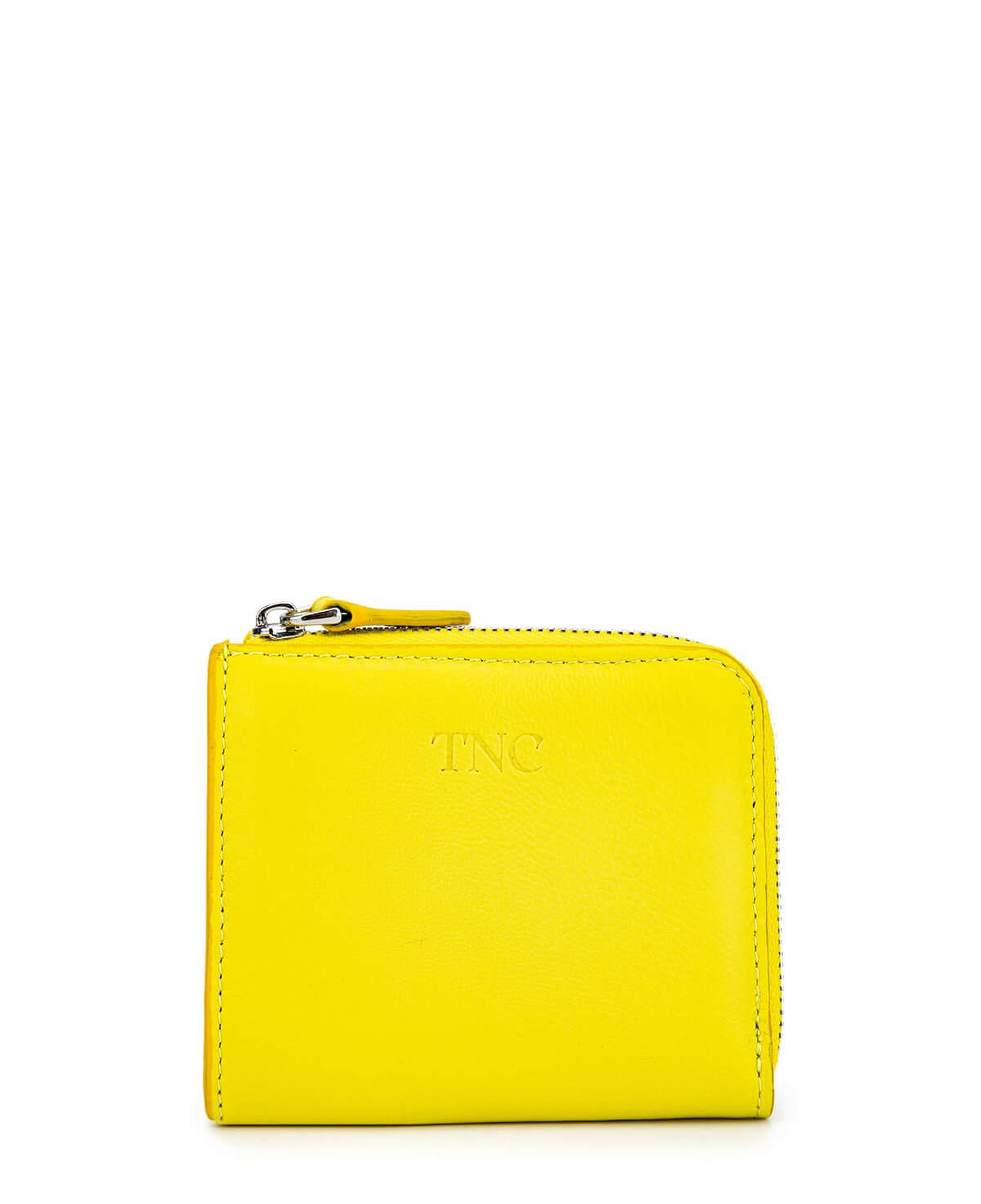 Tamer Tanca Kadın Hakiki Deri Sarı Kartlık