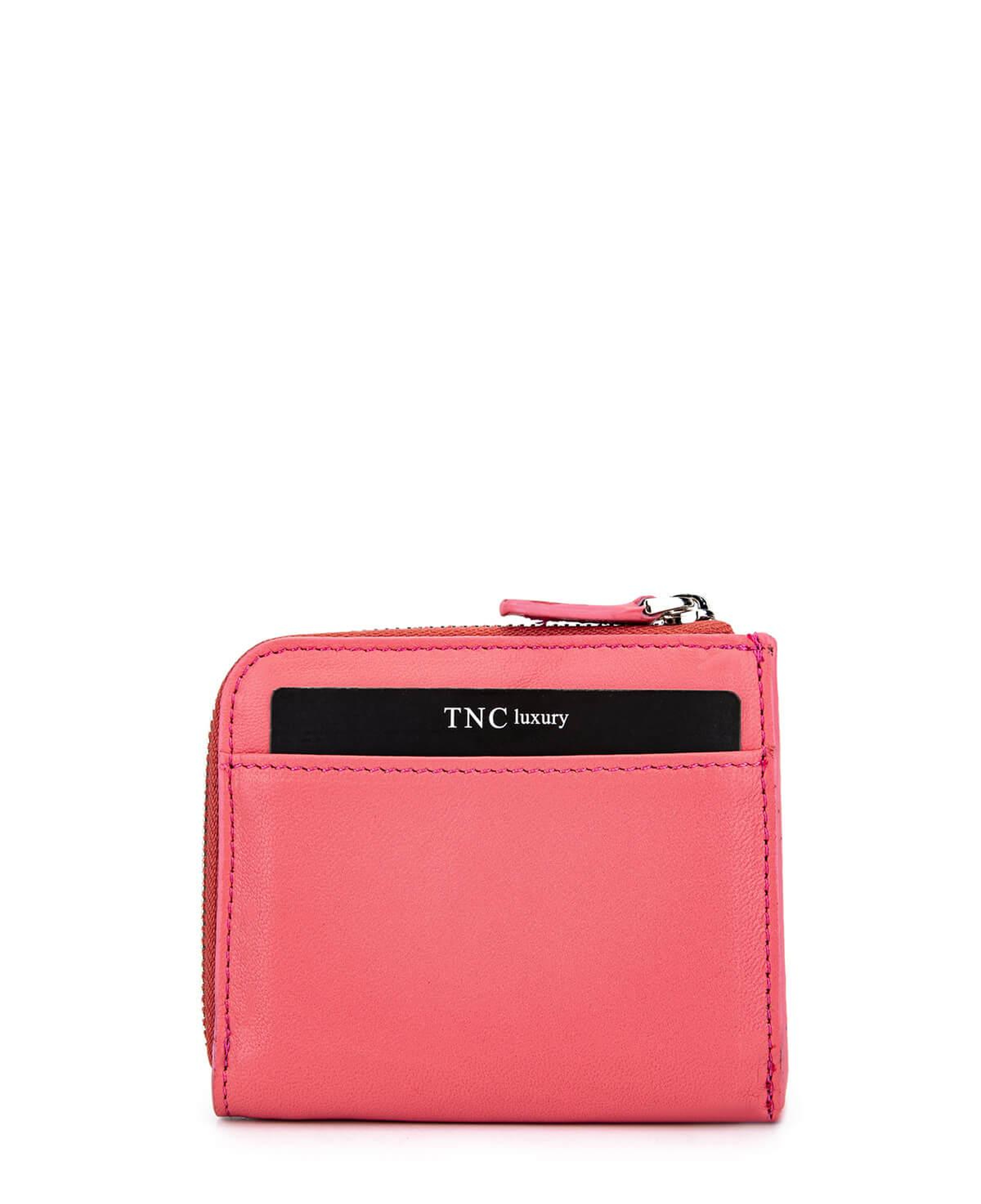 Tamer Tanca Kadın Hakiki Deri Pembe Kartlık
