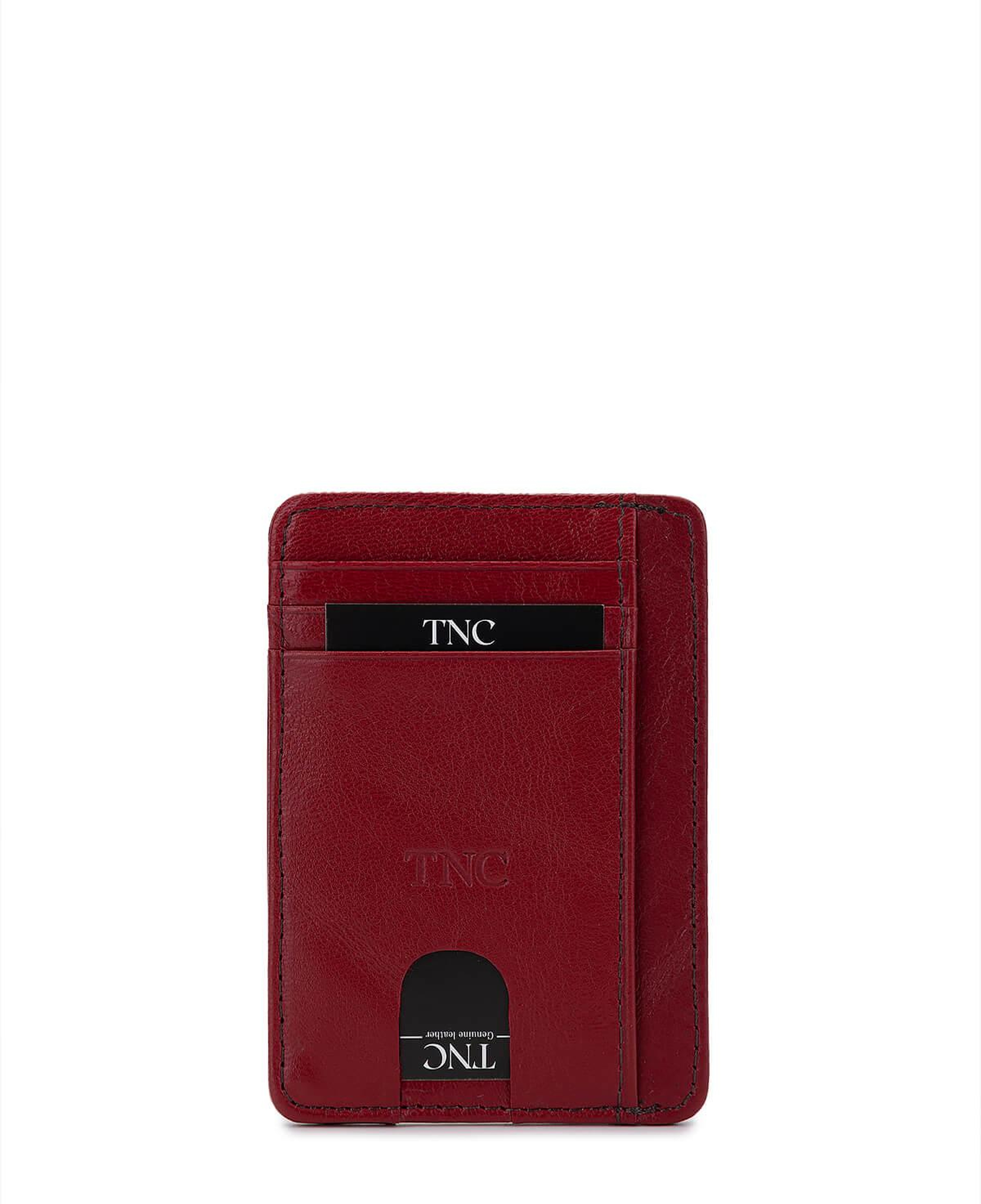 Tamer Tanca Unisex Hakiki Deri Bordo Kartlık