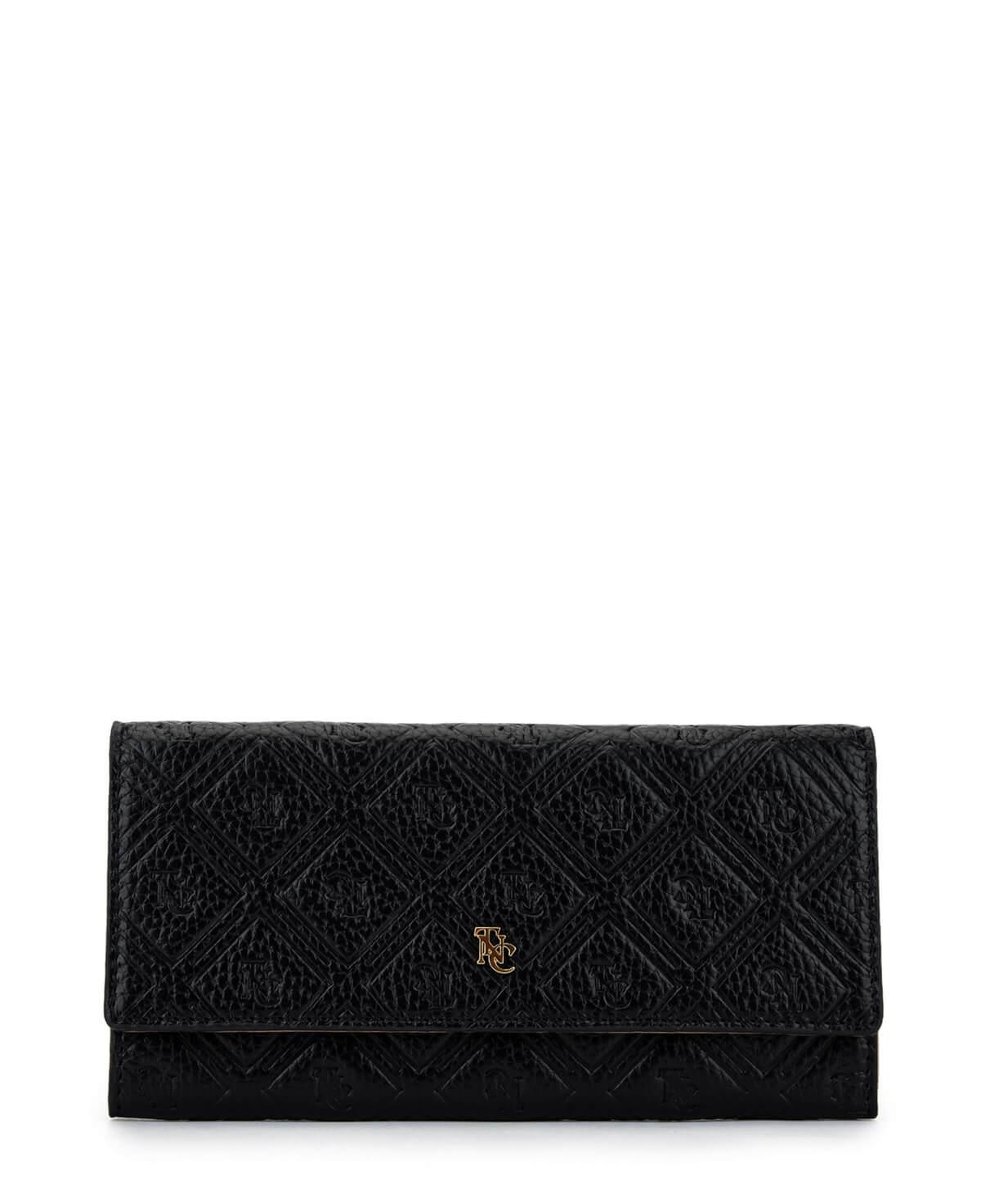 Tamer Tanca Kadın Hakiki Deri Siyah Cüzdan Cuzdan