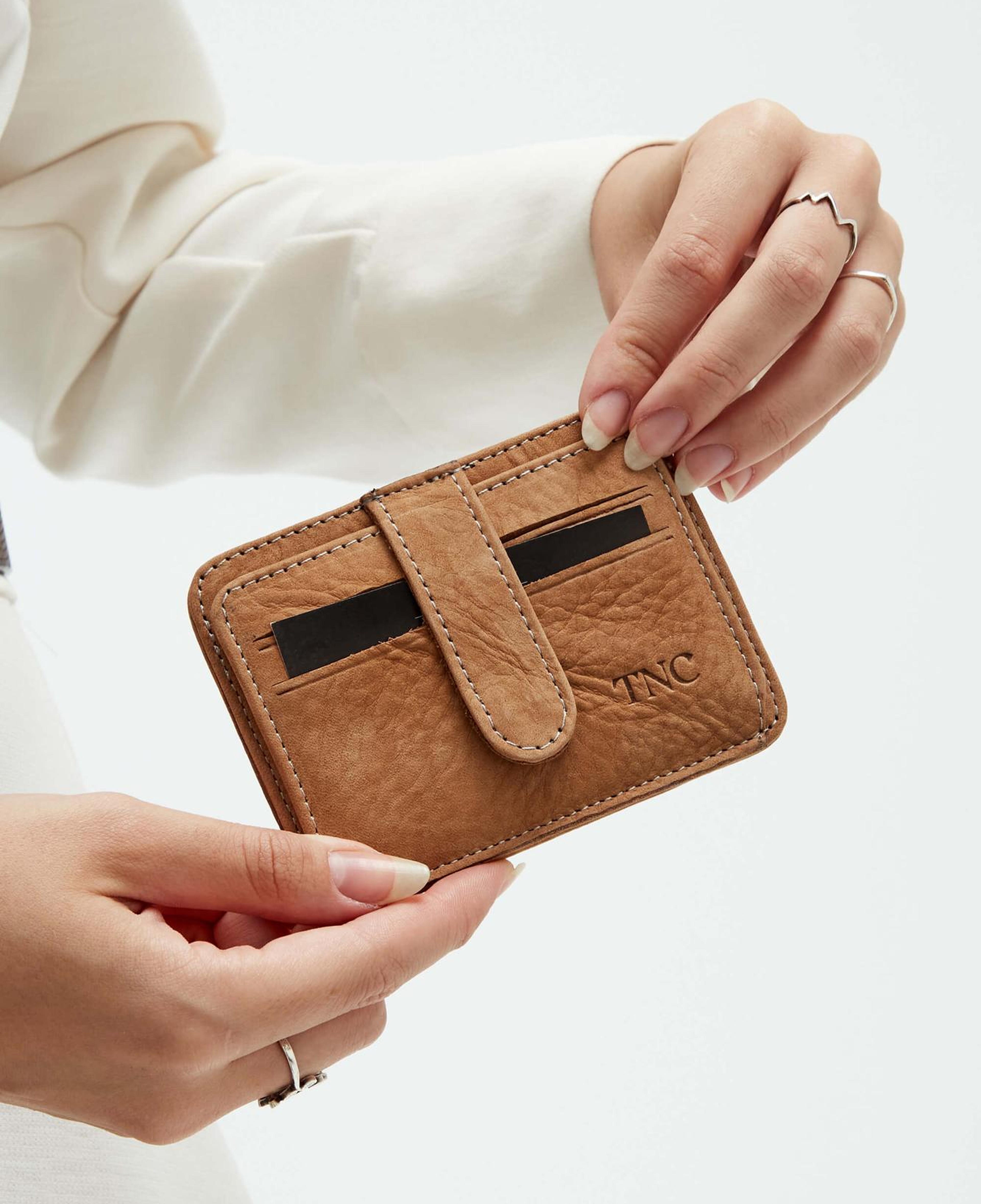 Tamer Tanca Unisex Hakiki Deri Taba Nubuk Kartlık