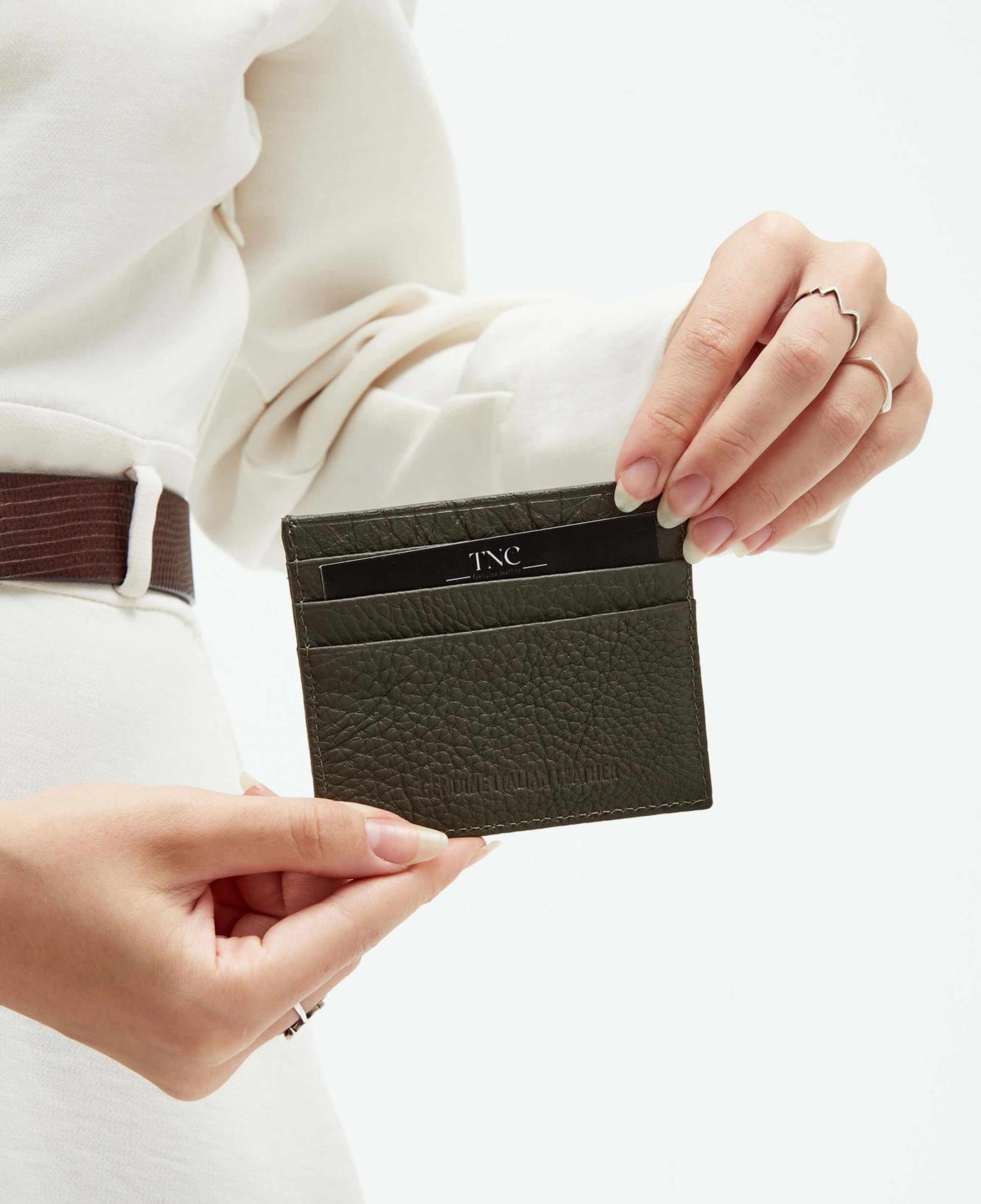 Tamer Tanca Unisex Hakiki Deri Haki Kartlık