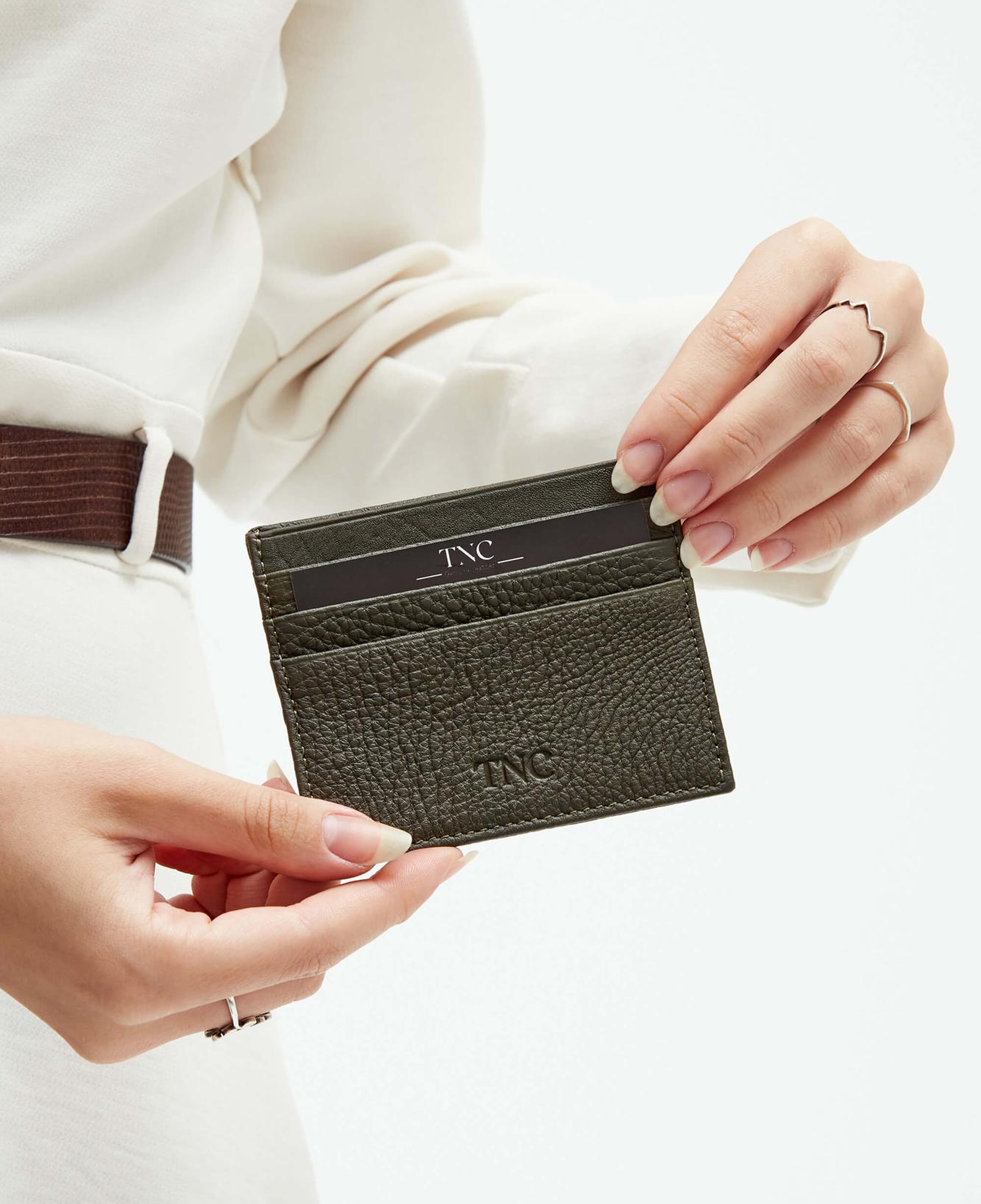 Tamer Tanca Unisex Hakiki Deri Haki Kartlık