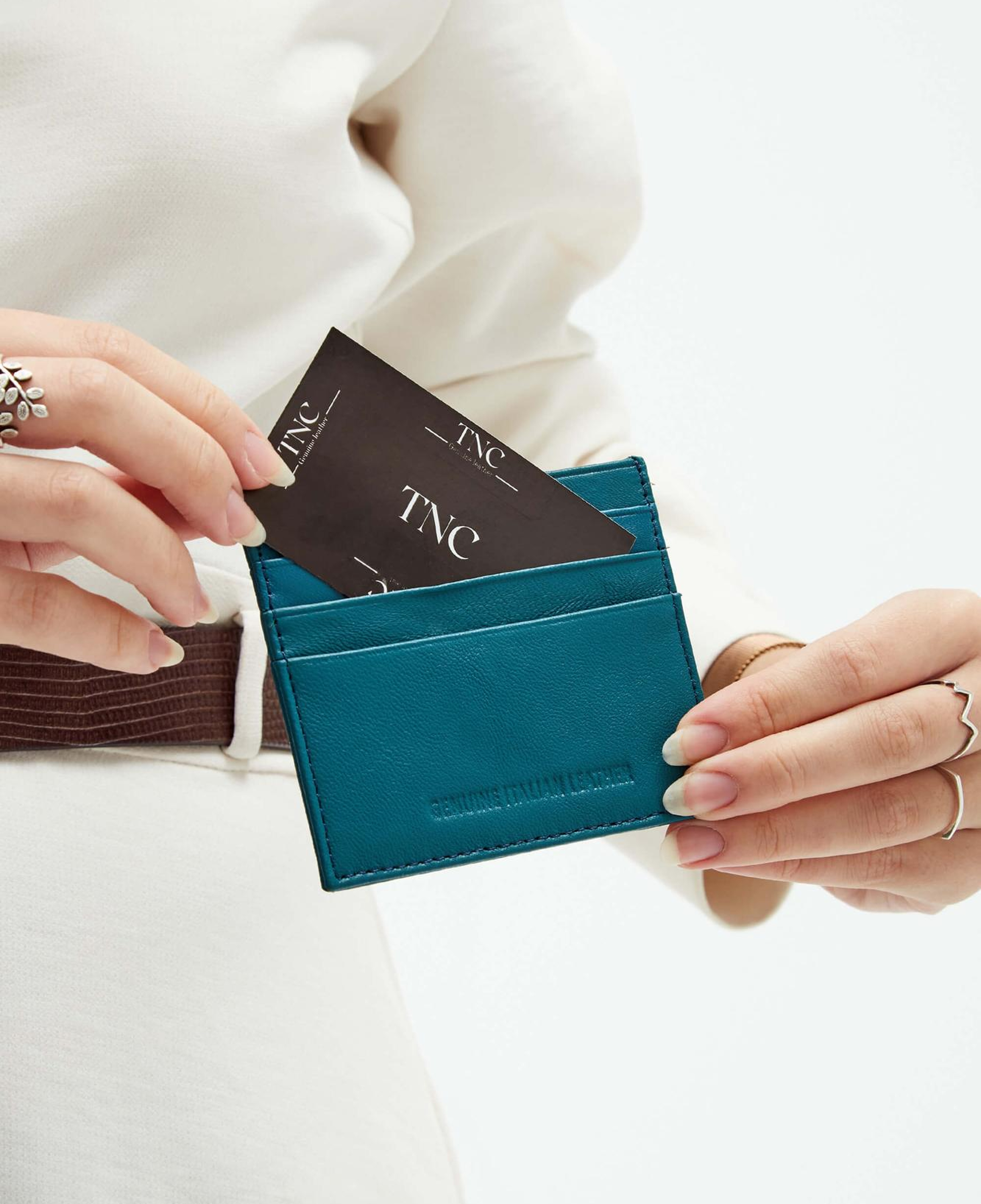 Tamer Tanca Unisex Hakiki Deri Jean Kartlık