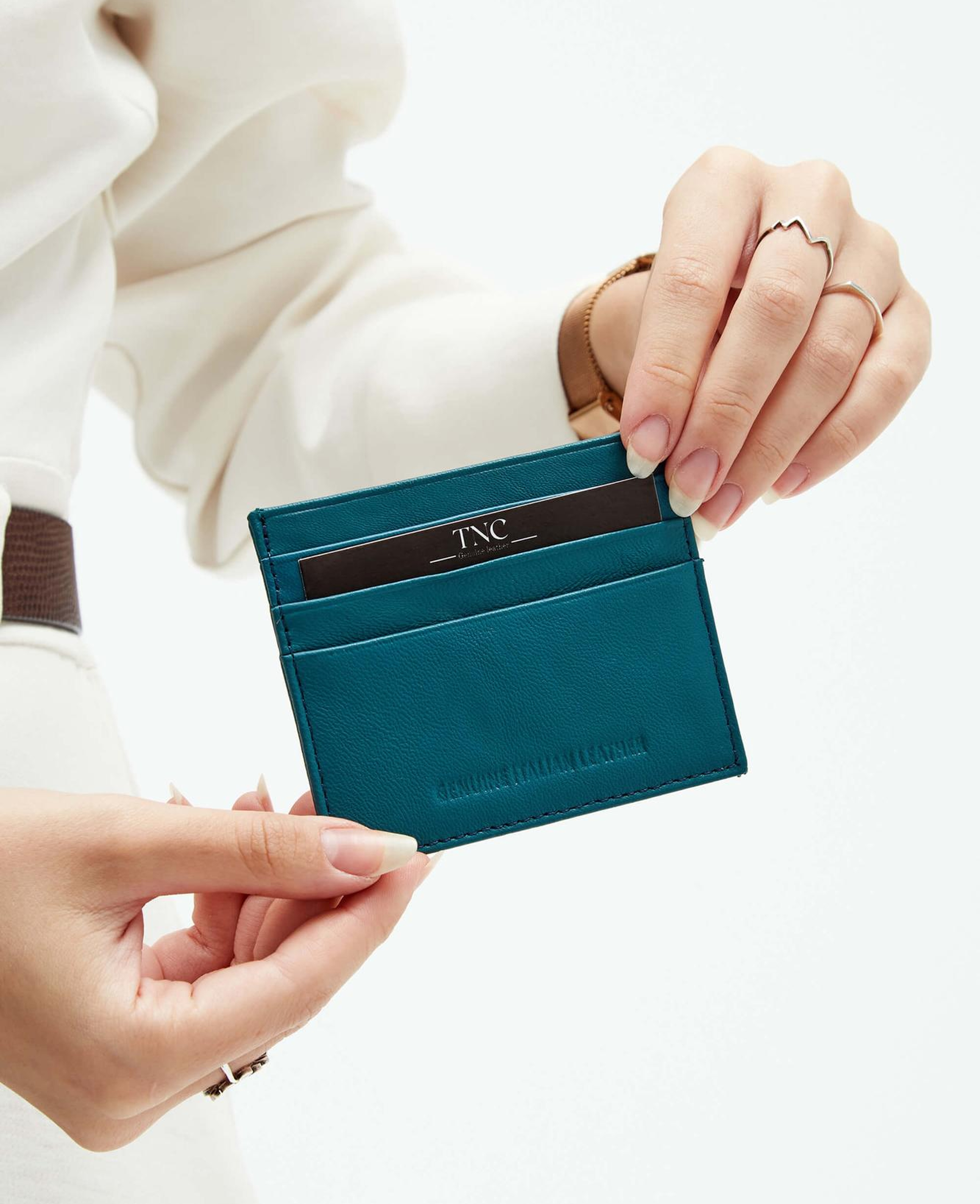 Tamer Tanca Unisex Hakiki Deri Jean Kartlık