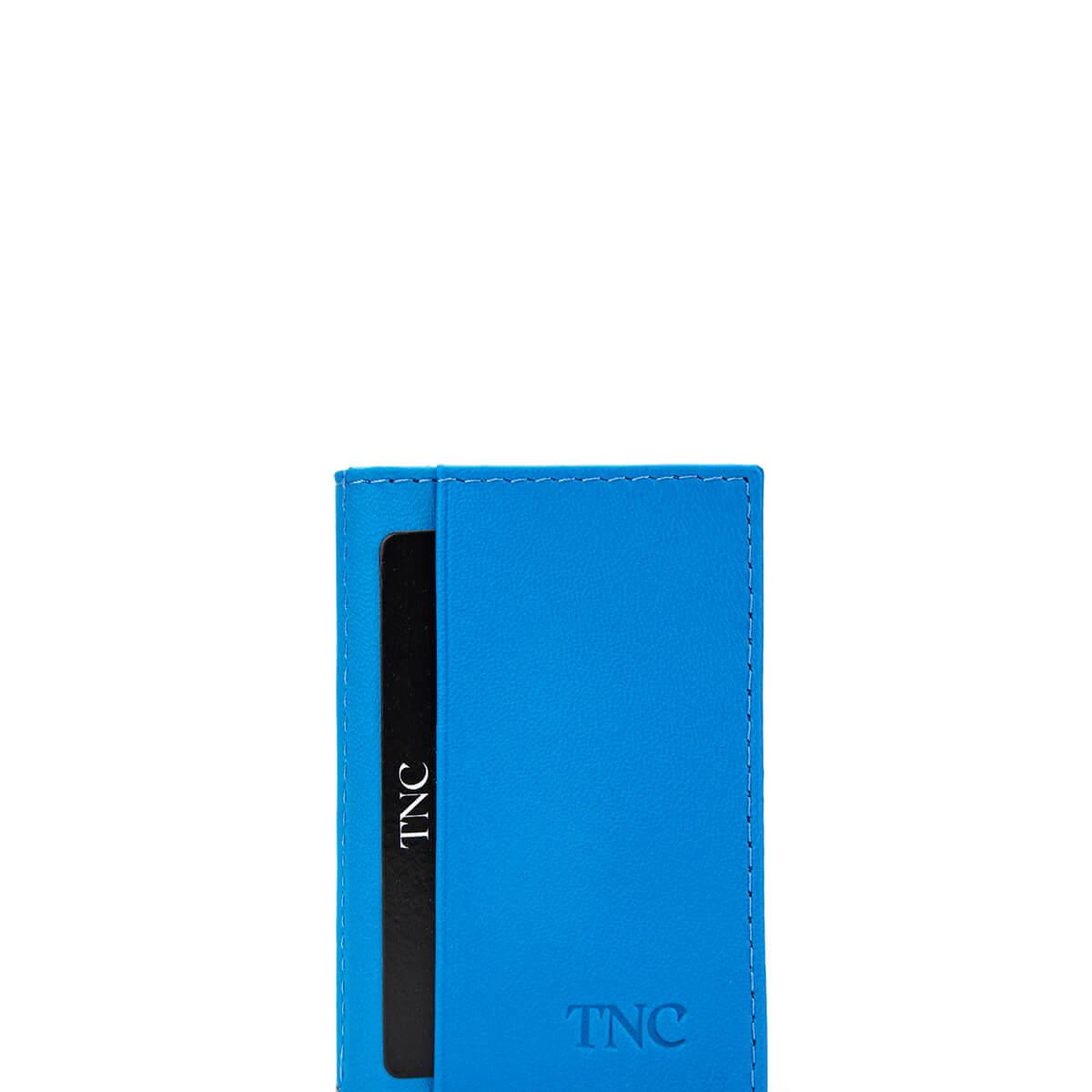 Tamer Tanca Unisex Hakiki Deri Mavi Kartlık