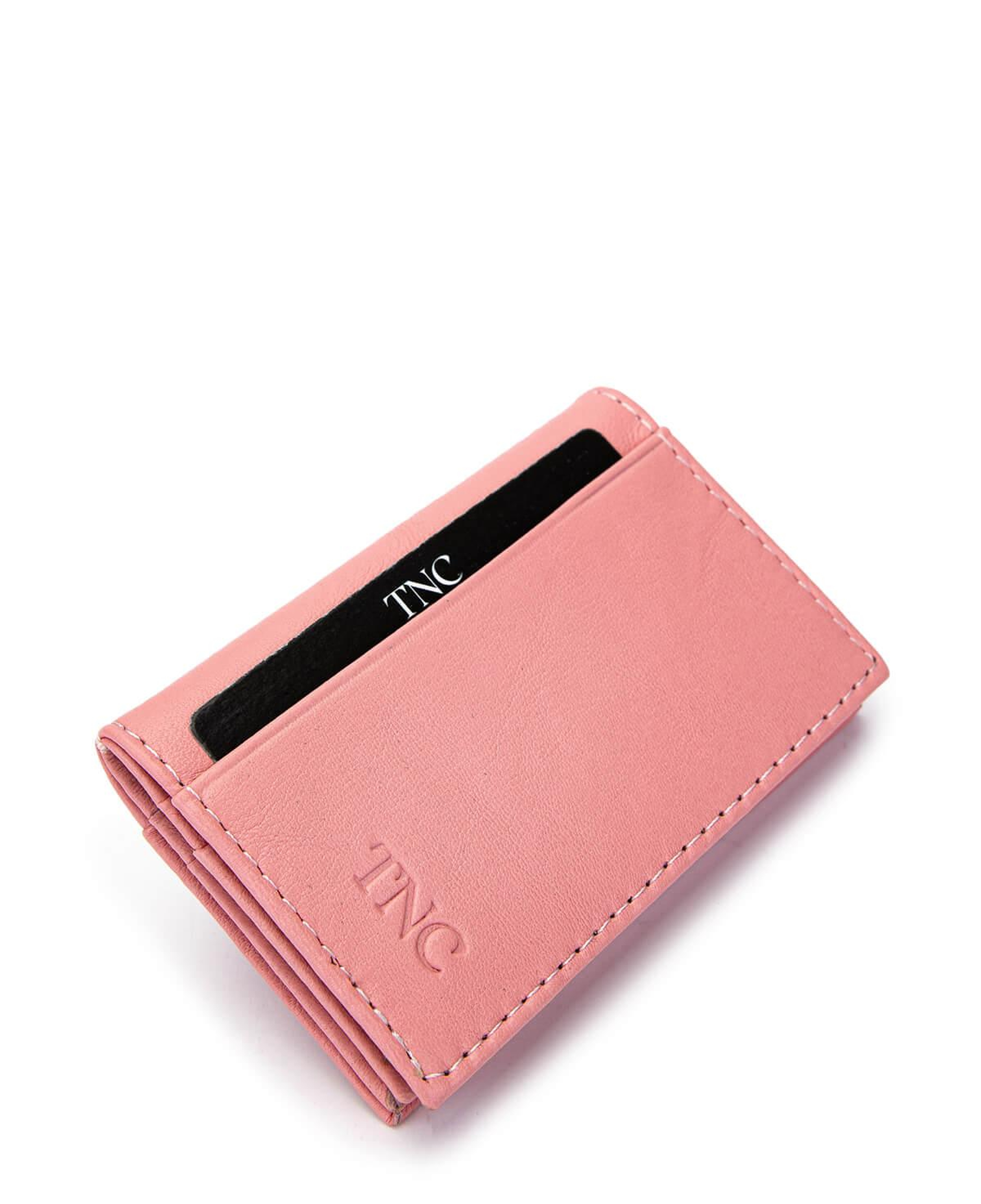 Tamer Tanca Unisex Hakiki Deri Pembe Kartlık