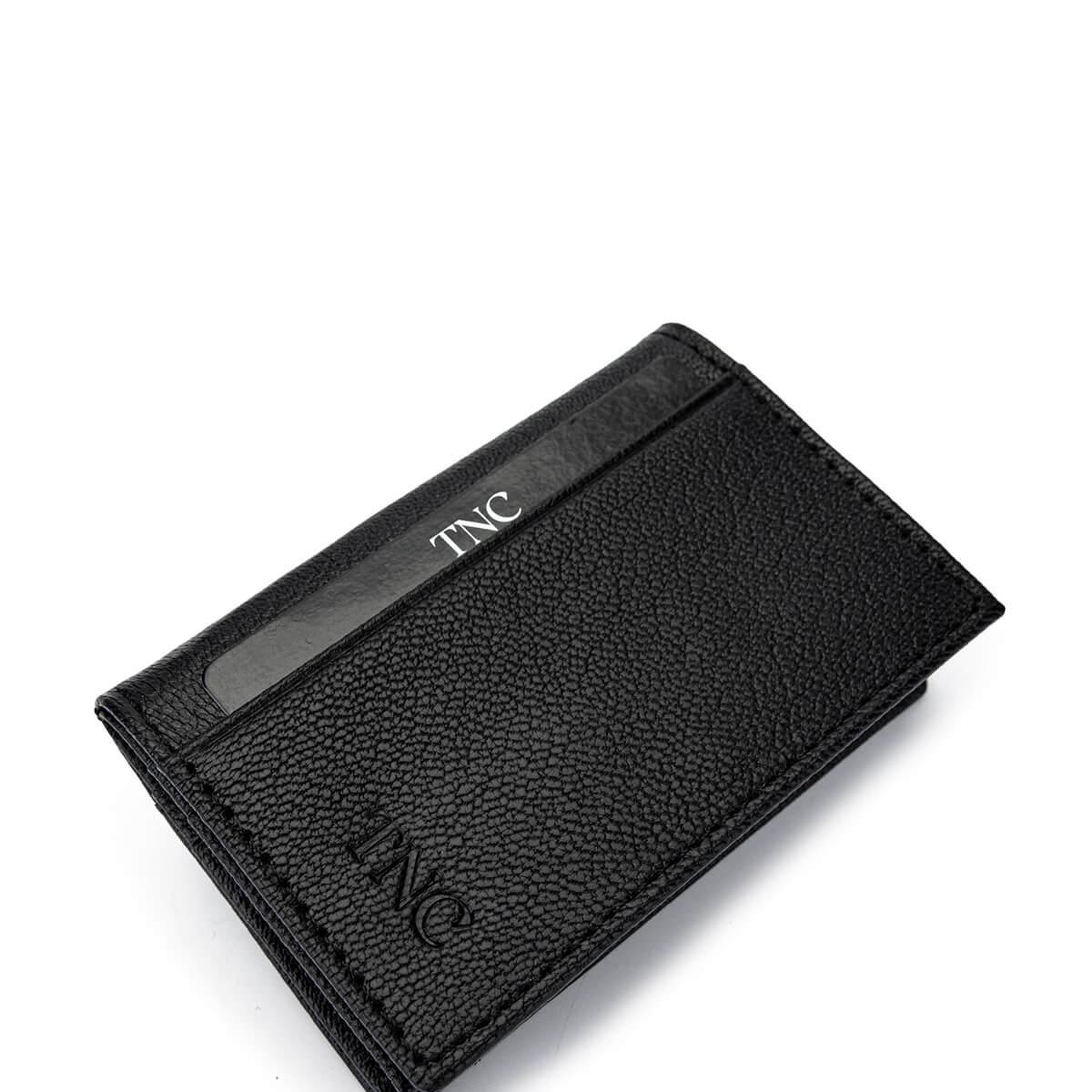 Tamer Tanca Unisex Hakiki Deri Siyah Havyar Kartlık