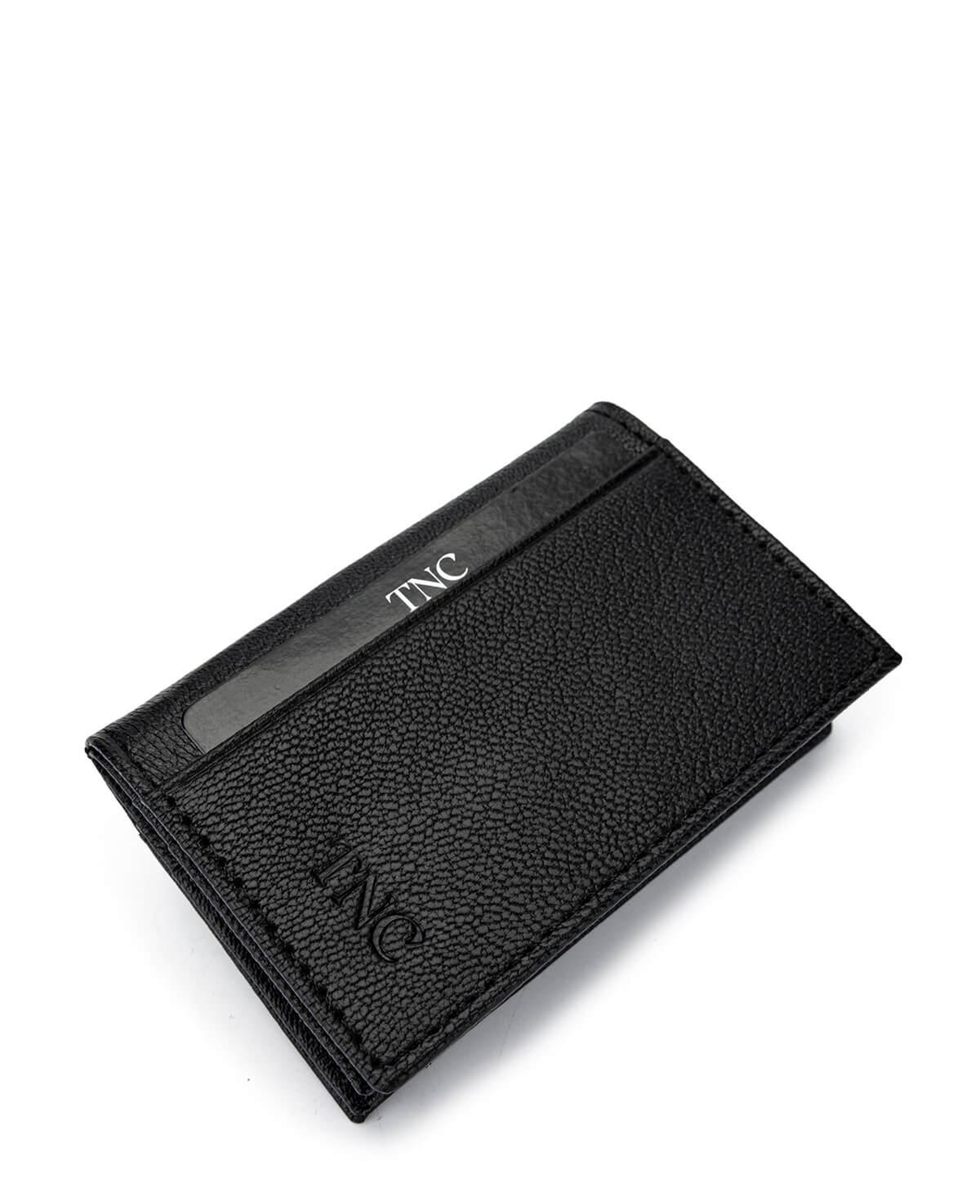 Tamer Tanca Unisex Hakiki Deri Siyah Havyar Kartlık