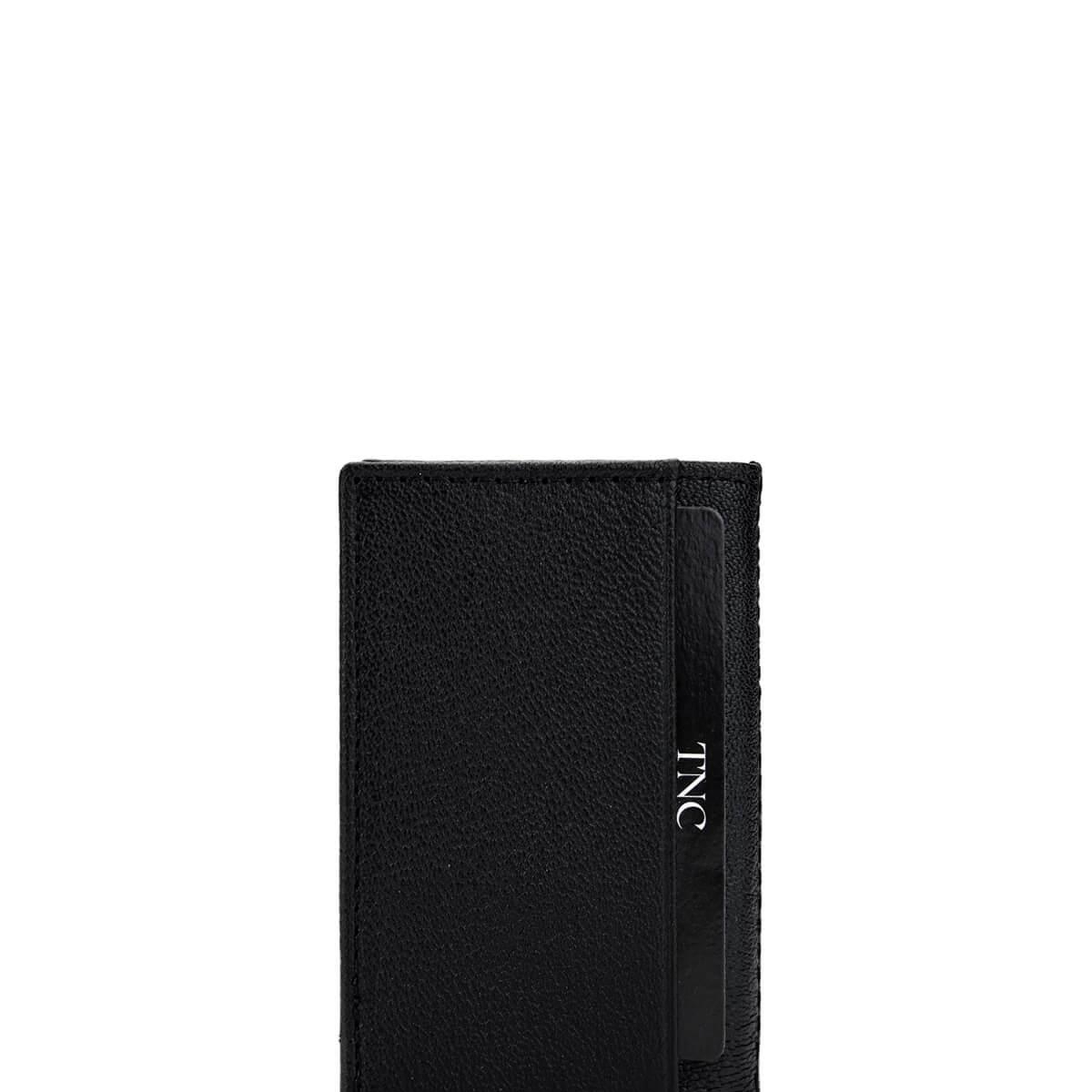 Tamer Tanca Unisex Hakiki Deri Siyah Havyar Kartlık