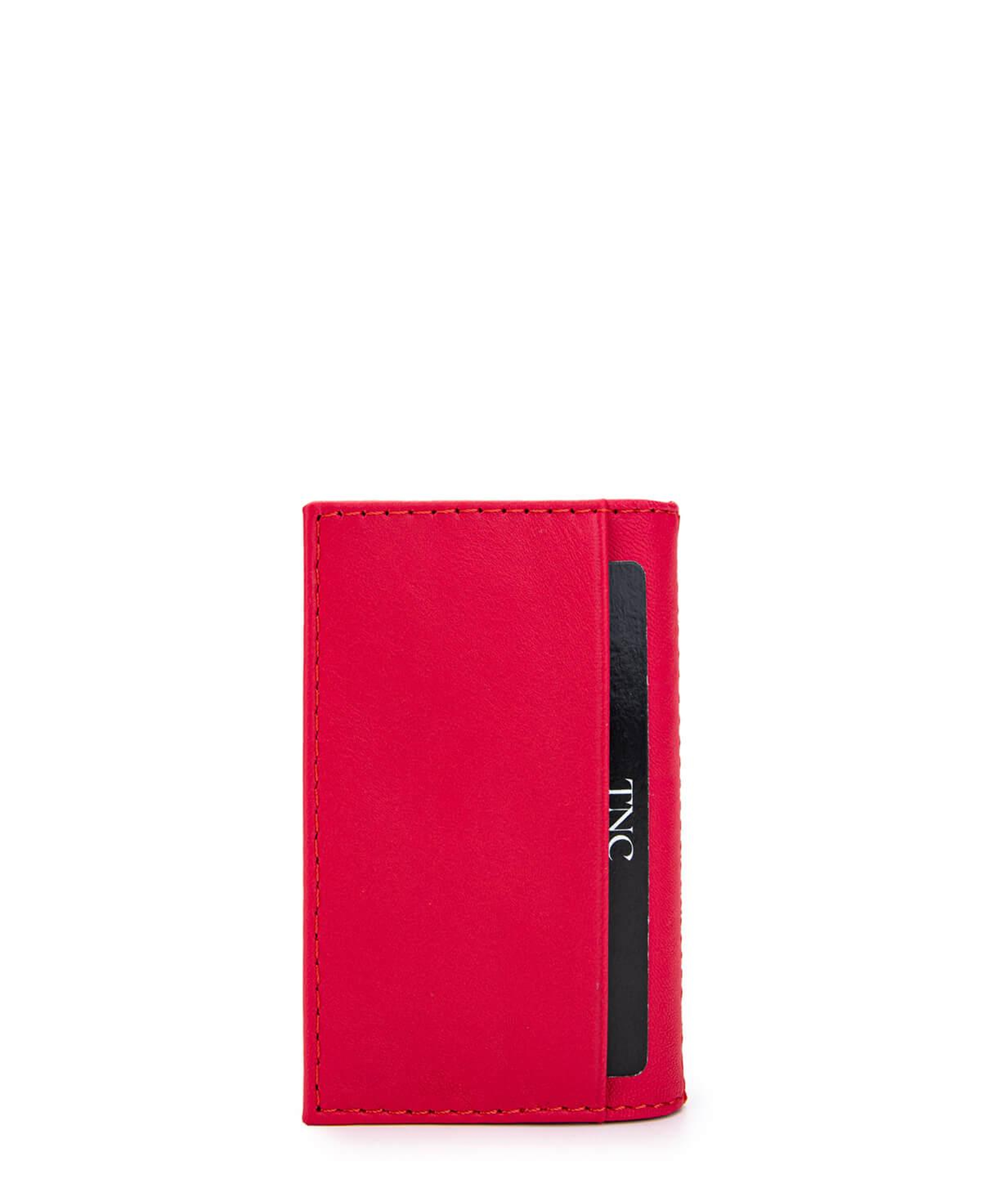 Tamer Tanca Unisex Hakiki Deri Fuşya Kartlık
