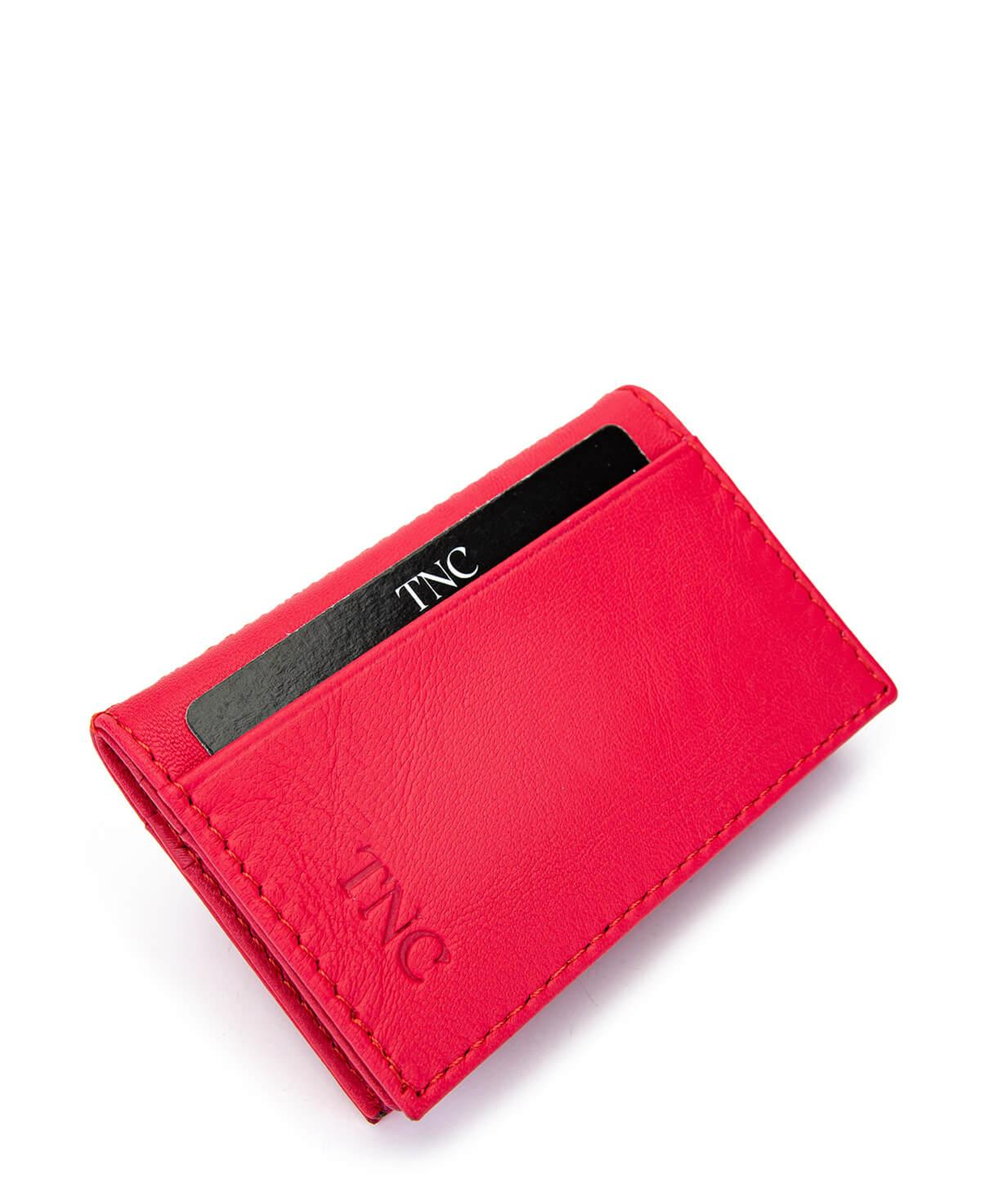 Tamer Tanca Unisex Hakiki Deri Fuşya Kartlık