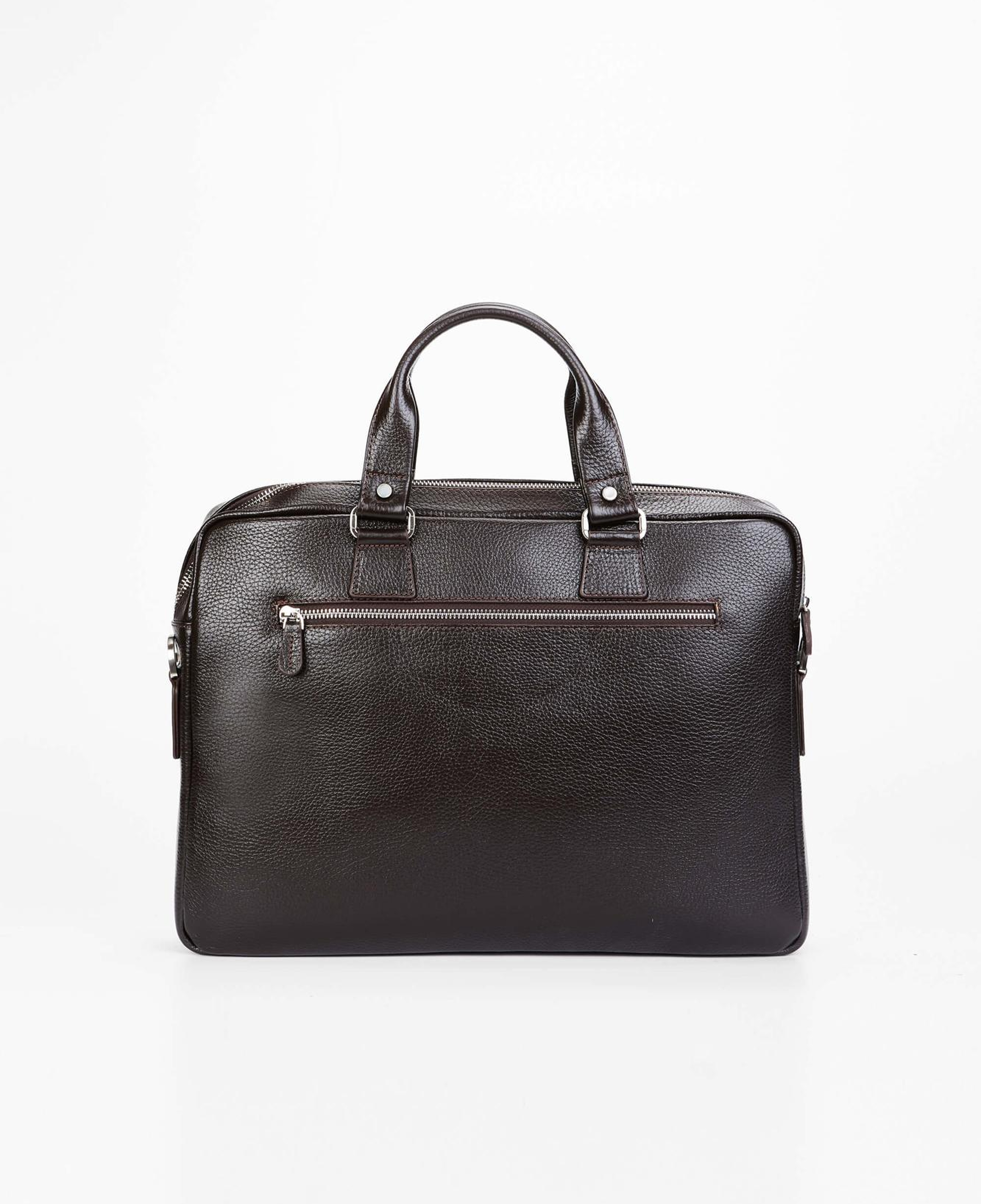 Tamer Tanca Erkek Hakiki Deri Kahverengi Evrak Çantası