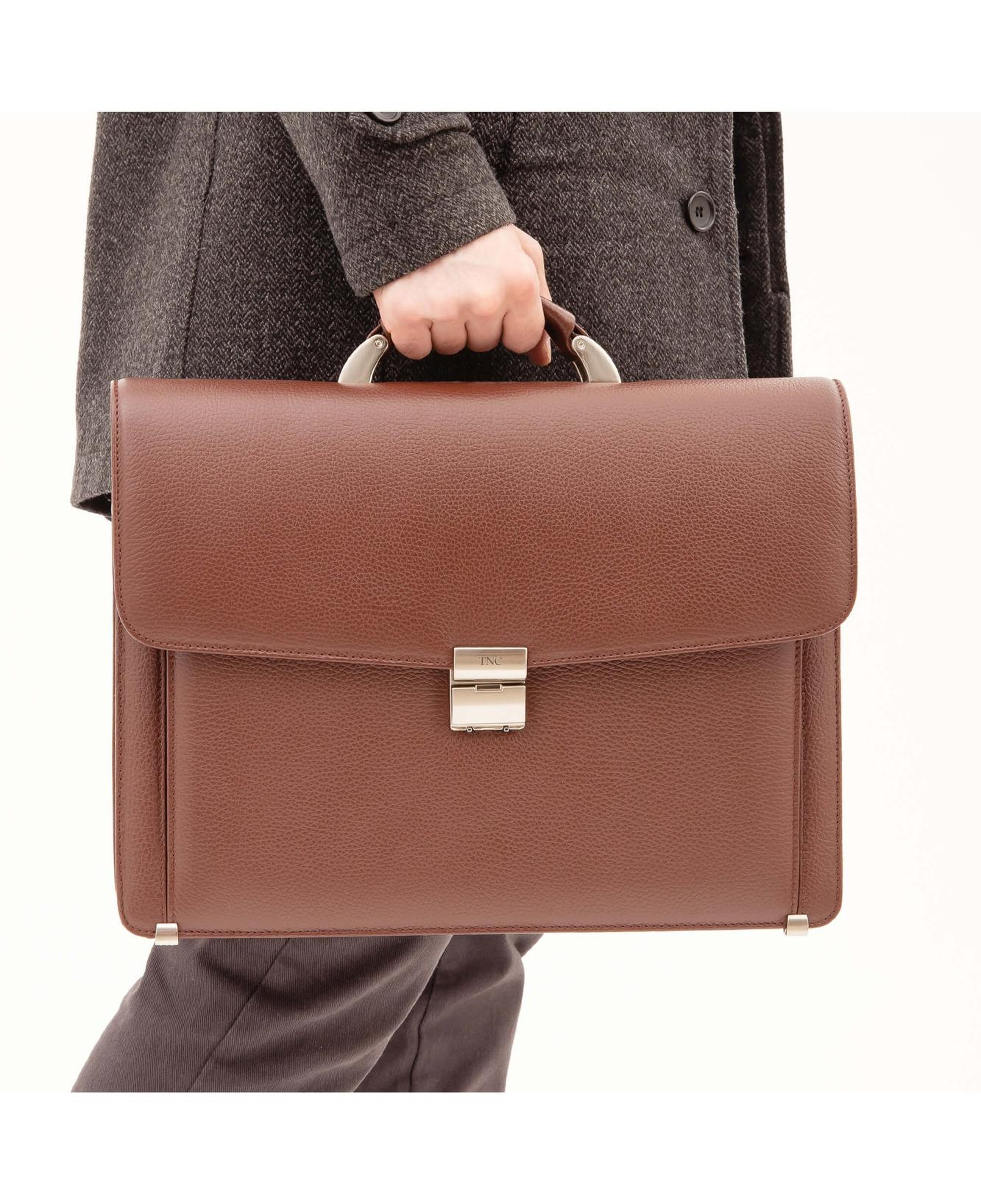 Tamer Tanca Erkek Hakiki Deri Taba Evrak Çantası