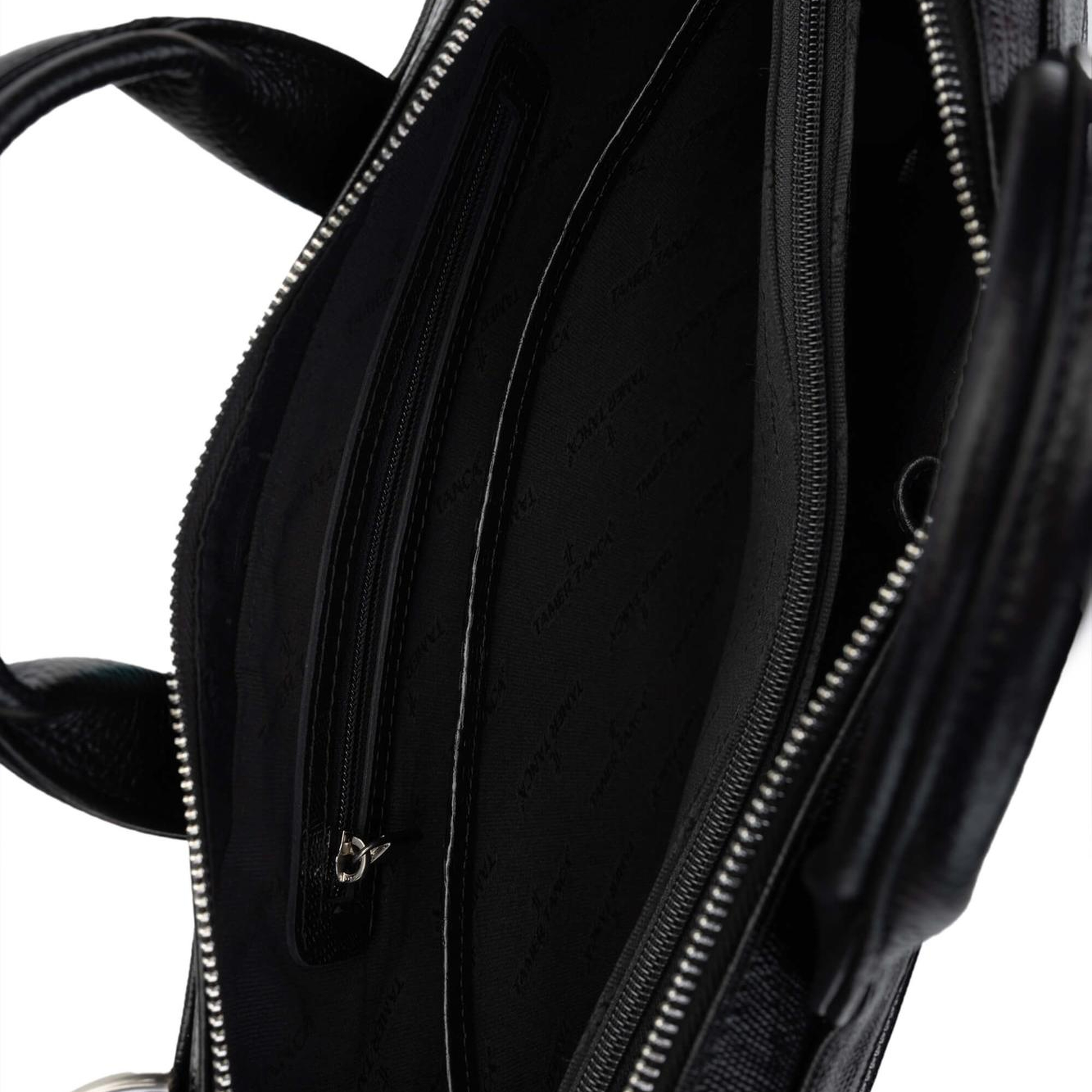 Tamer Tanca Erkek Hakiki Deri Siyah Evrak Çantası