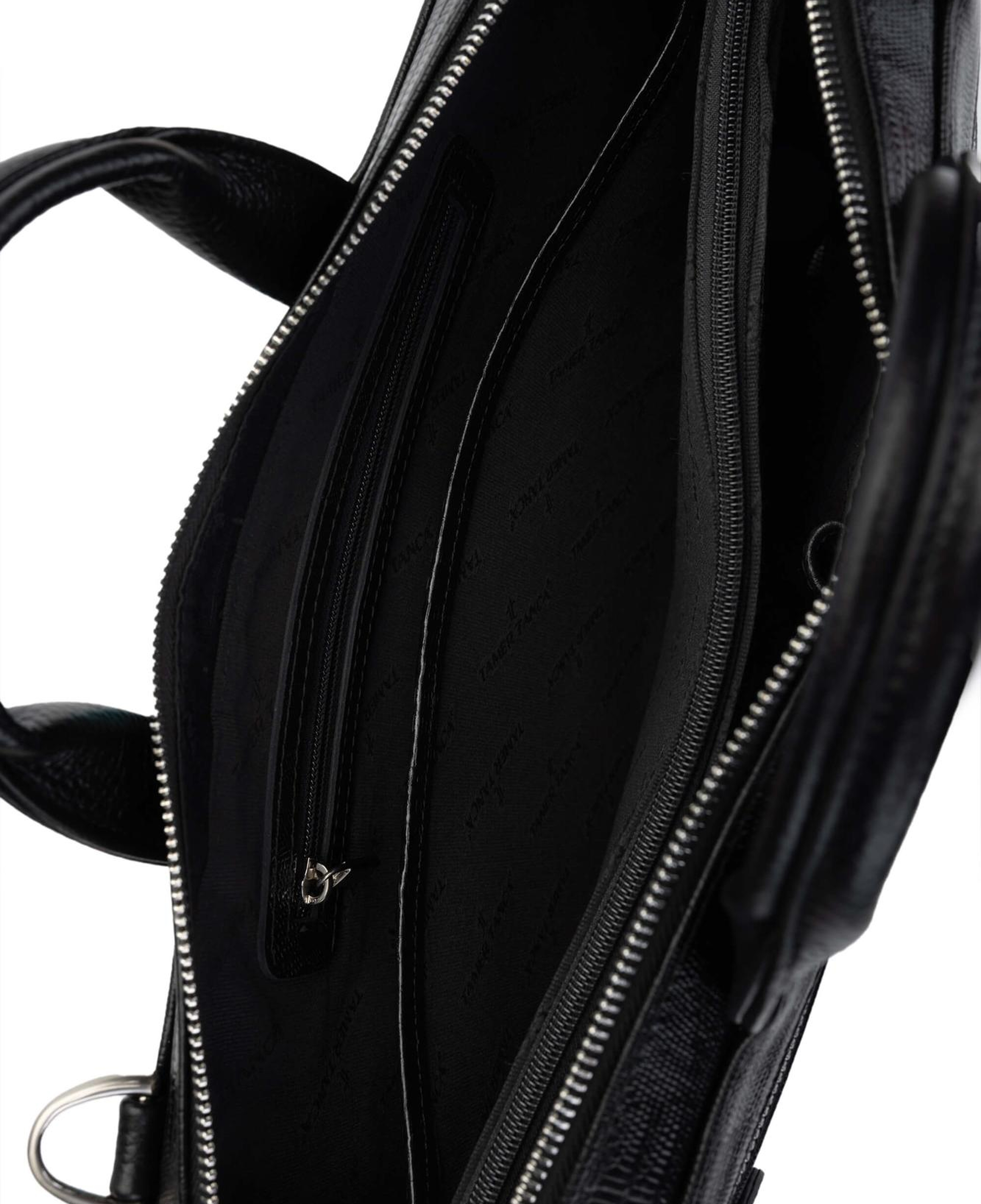 Tamer Tanca Erkek Hakiki Deri Siyah Evrak Çantası