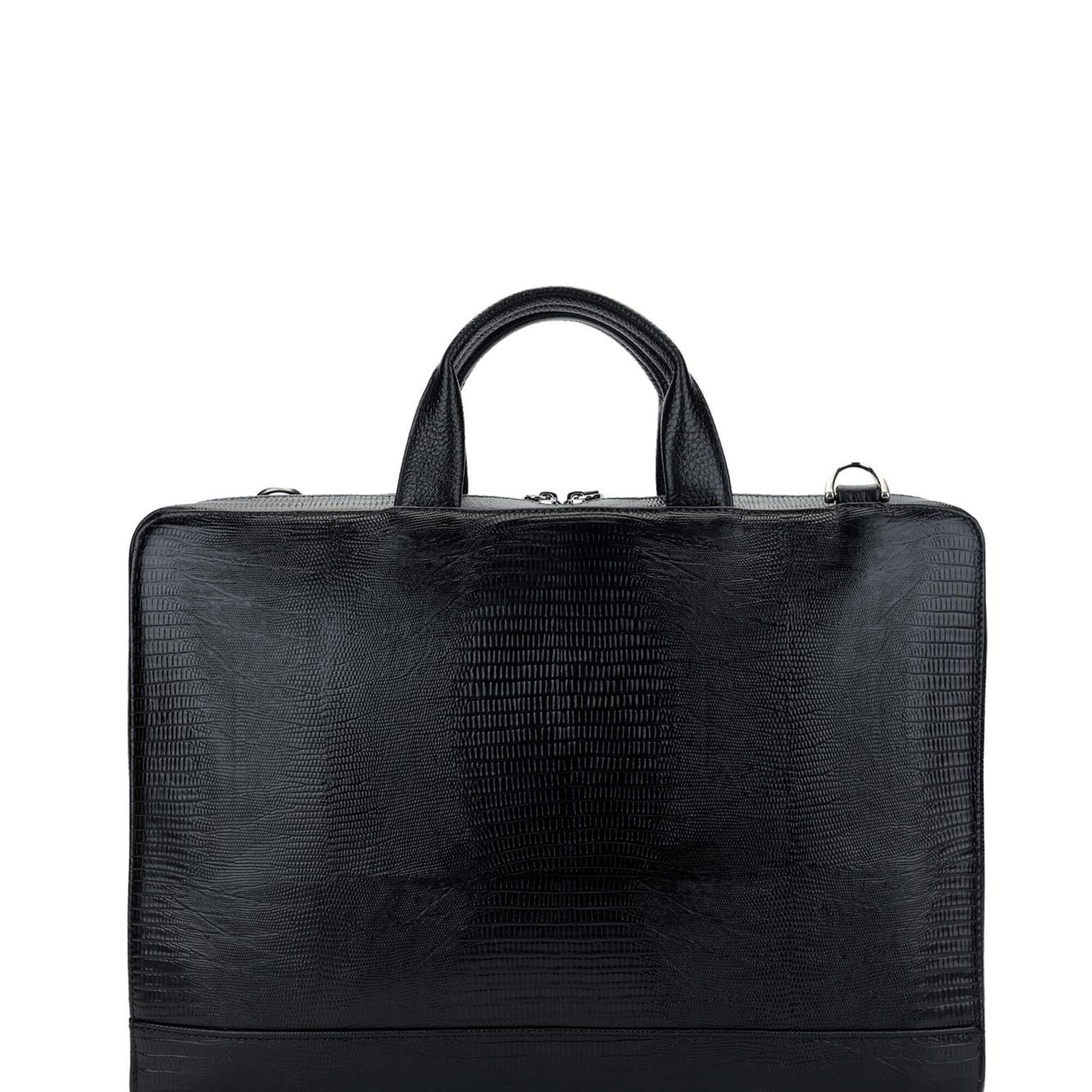 Tamer Tanca Erkek Hakiki Deri Siyah Evrak Çantası