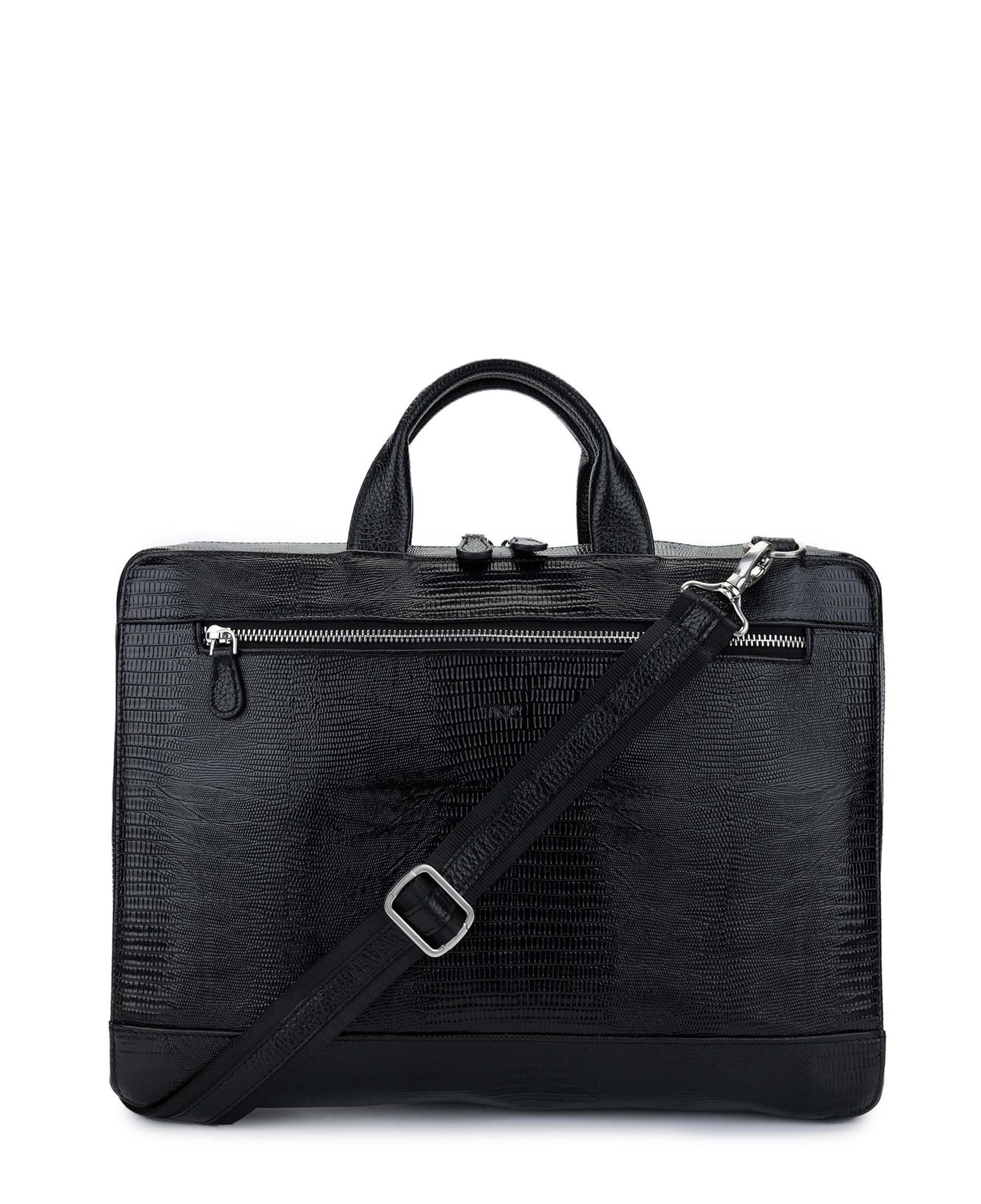 Tamer Tanca Erkek Hakiki Deri Siyah Evrak Çantası