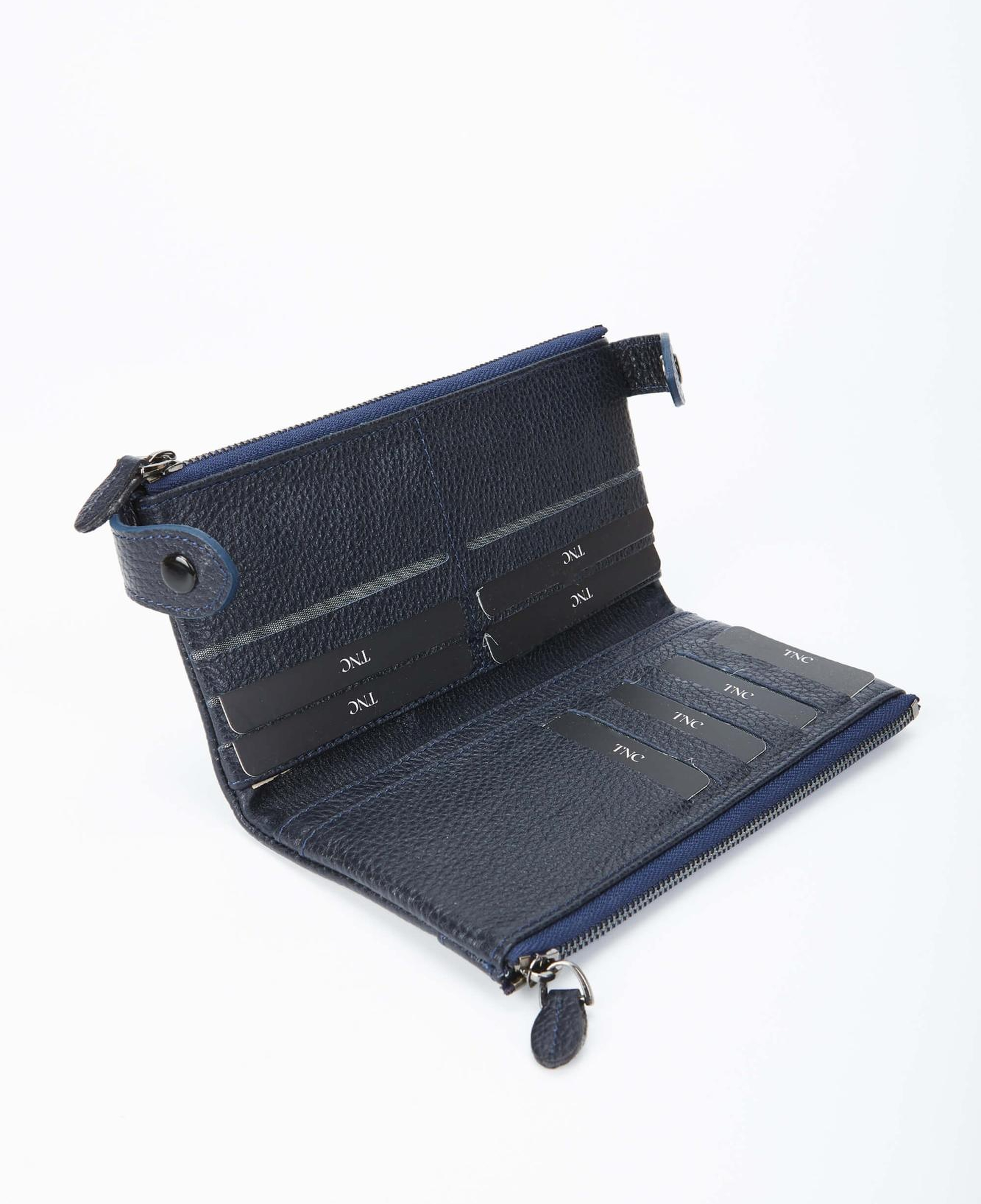 Tamer Tanca Erkek Hakiki Deri Lacivert El Çantası