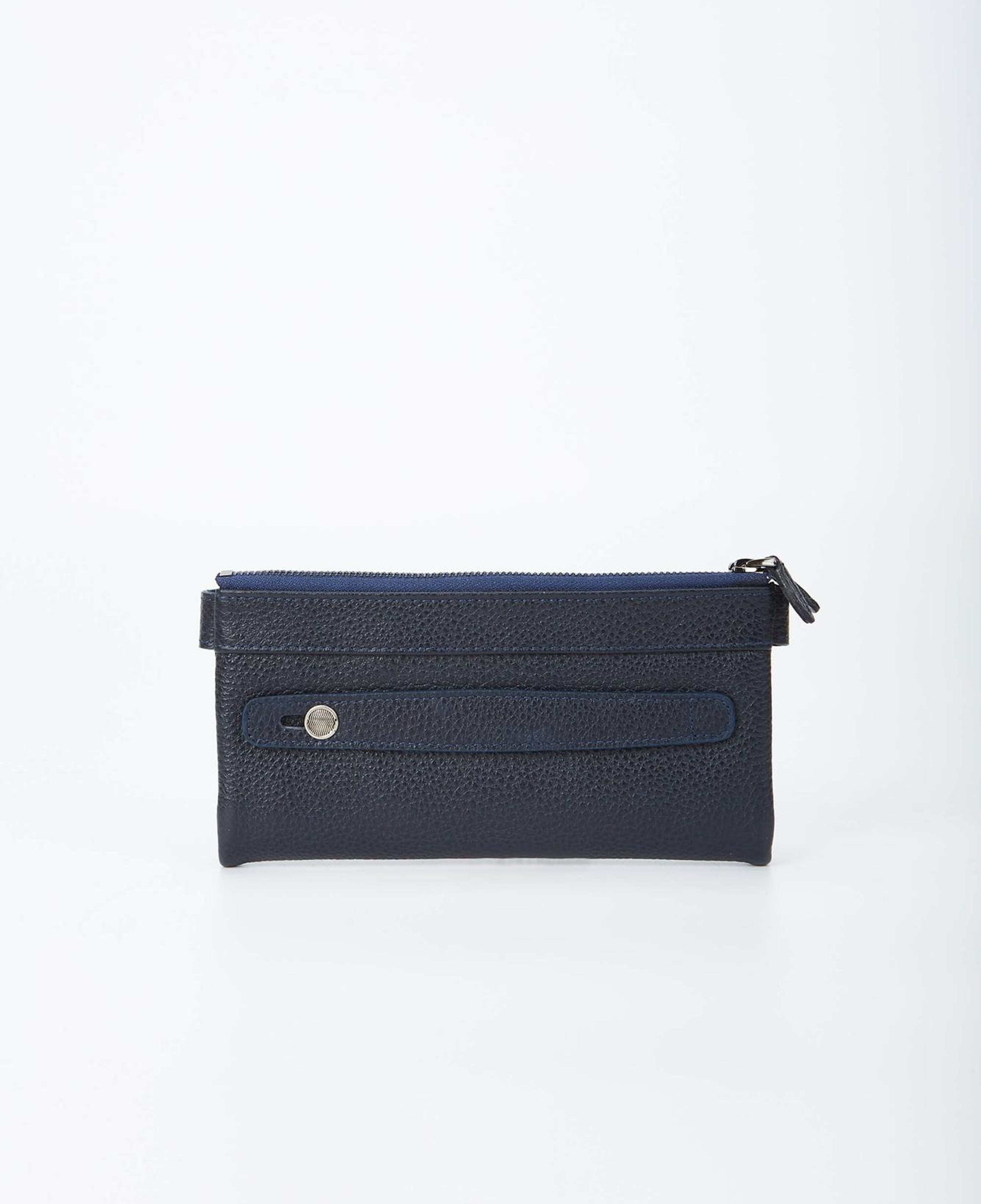 Tamer Tanca Erkek Hakiki Deri Lacivert El Çantası