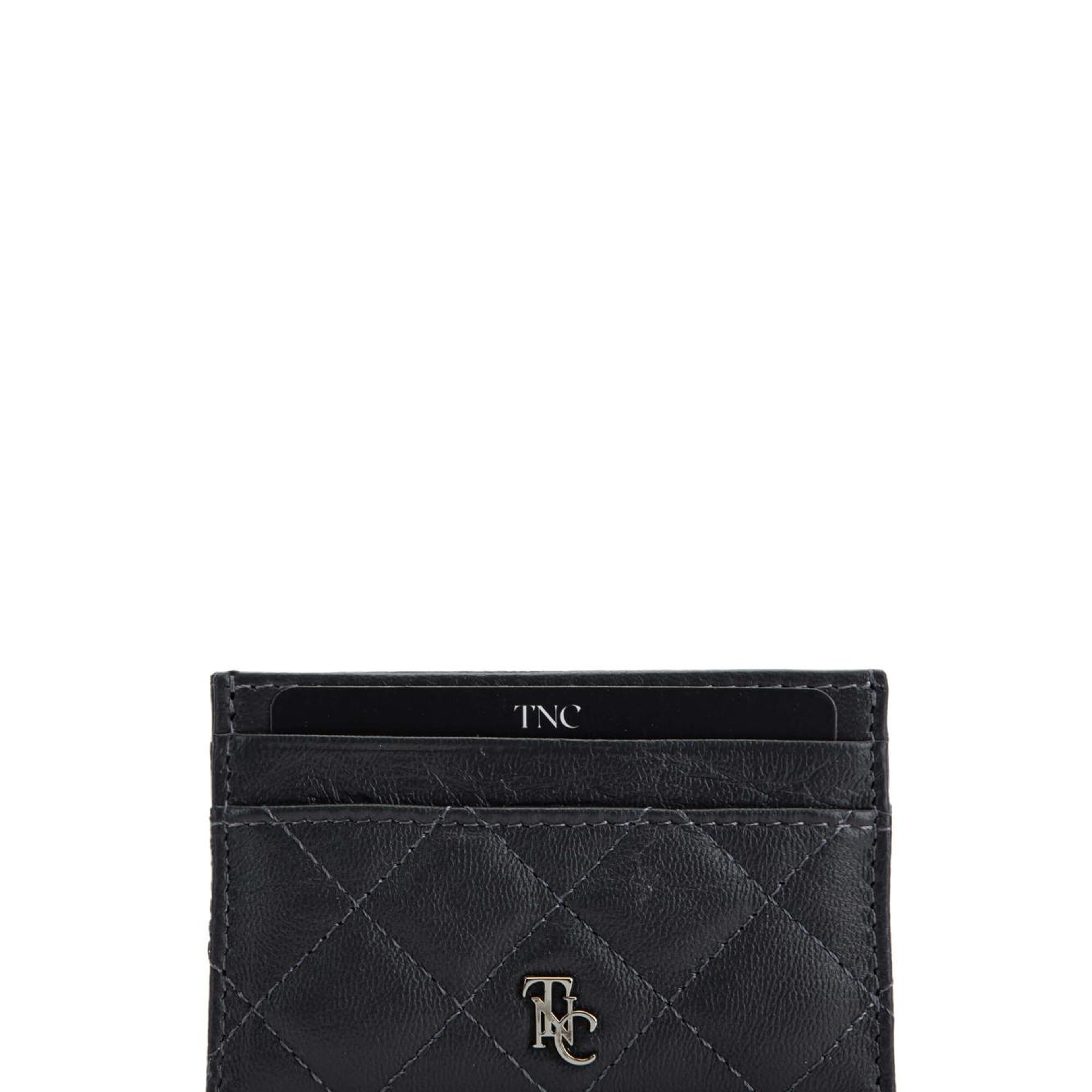 Tamer Tanca Unisex Hakiki Deri Gri Kartlık