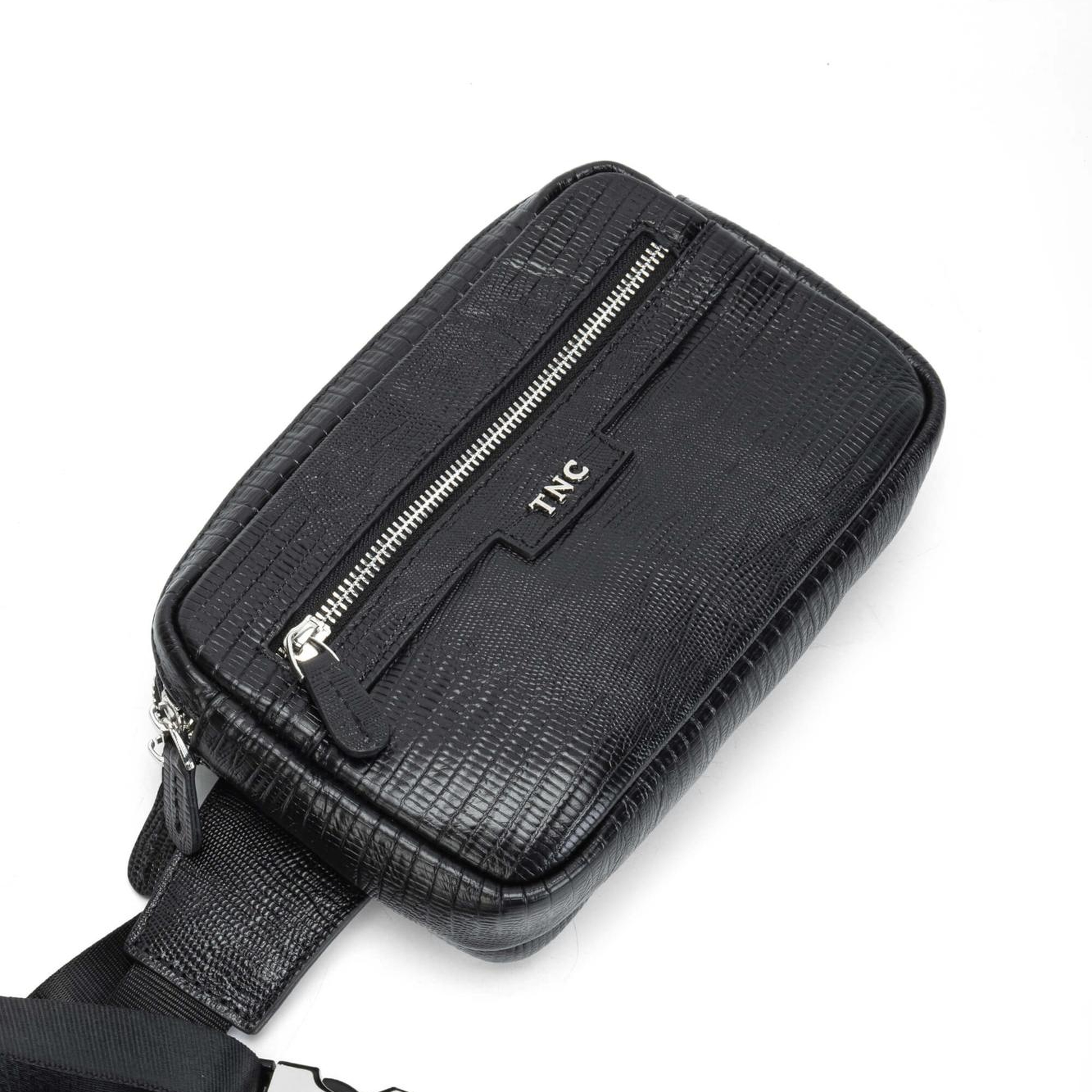 Tamer Tanca Erkek Hakiki Deri Siyah El Çantası