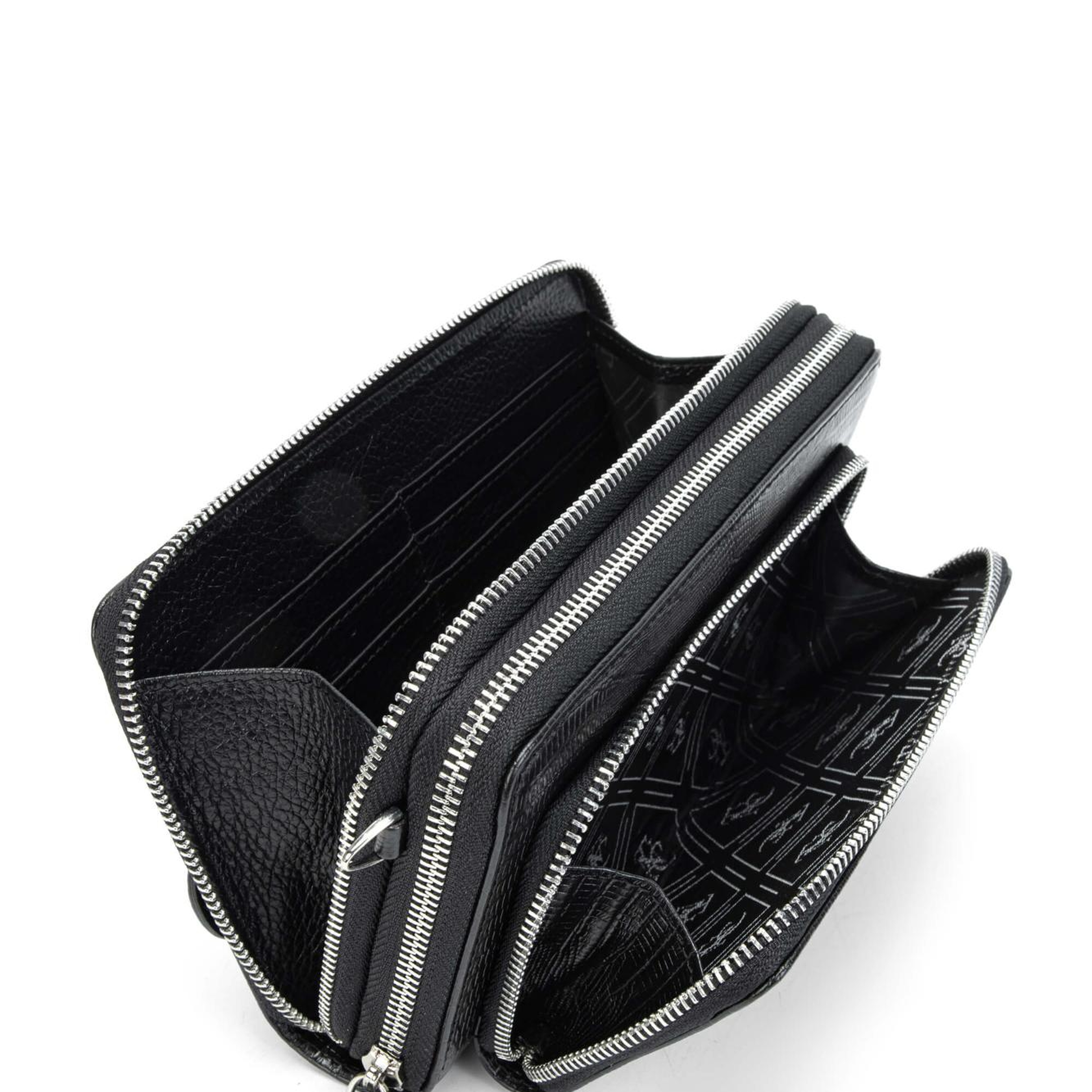 Tamer Tanca Erkek Hakiki Deri Siyah El Çantası