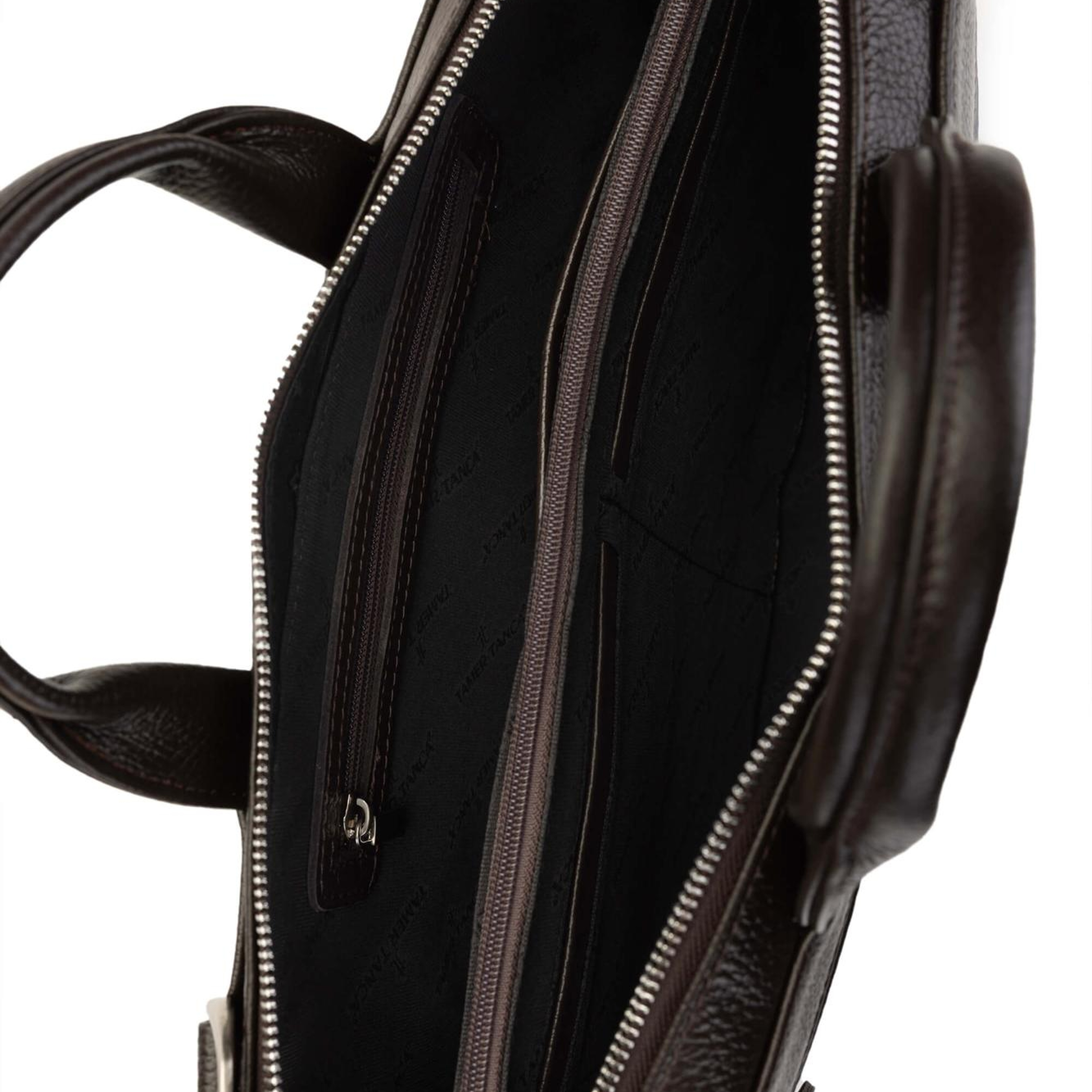 Tamer Tanca Erkek Hakiki Deri Kahverengi Evrak Çantası