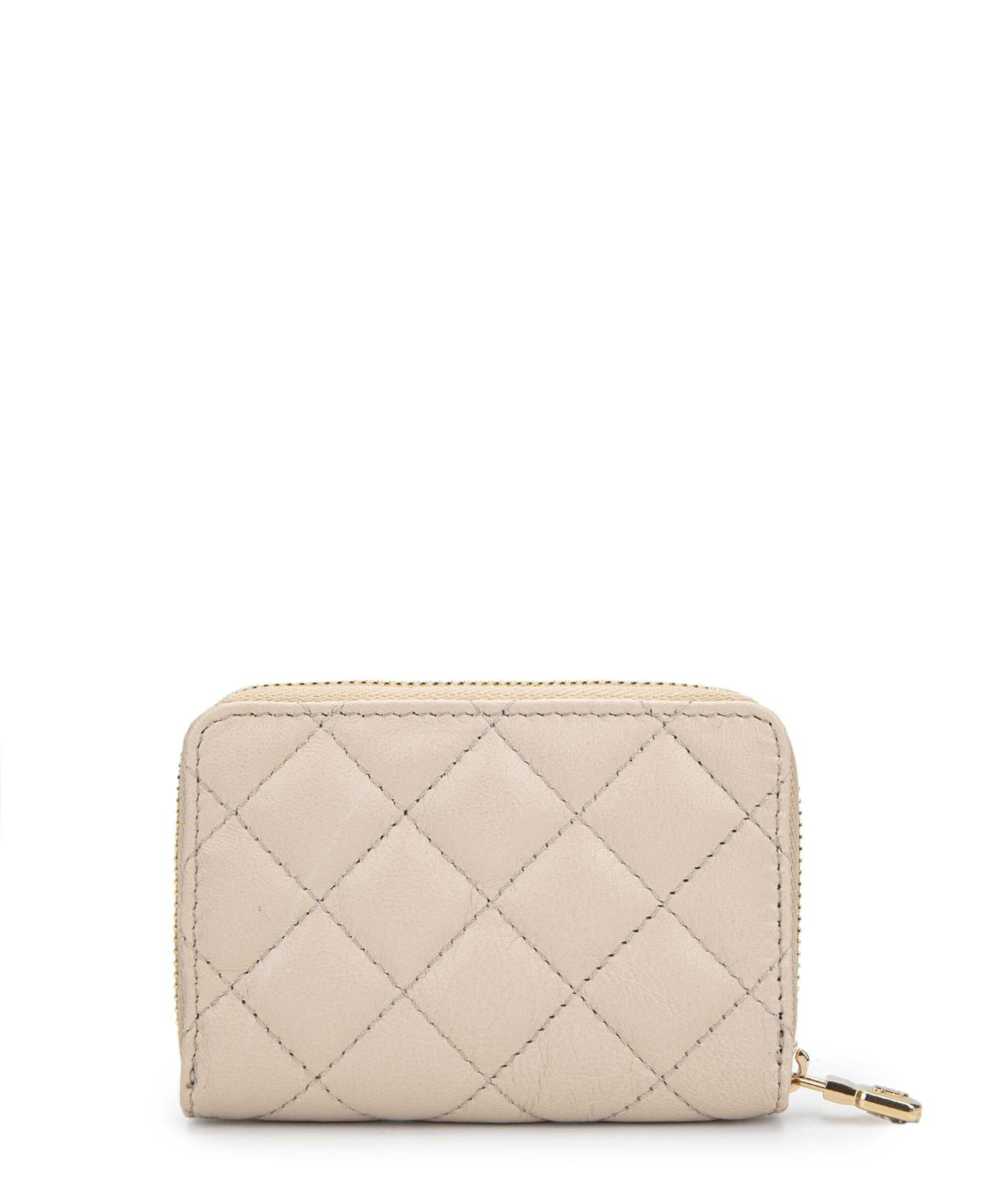 Tamer Tanca Unisex Hakiki Deri Bej Cüzdan Cuzdan