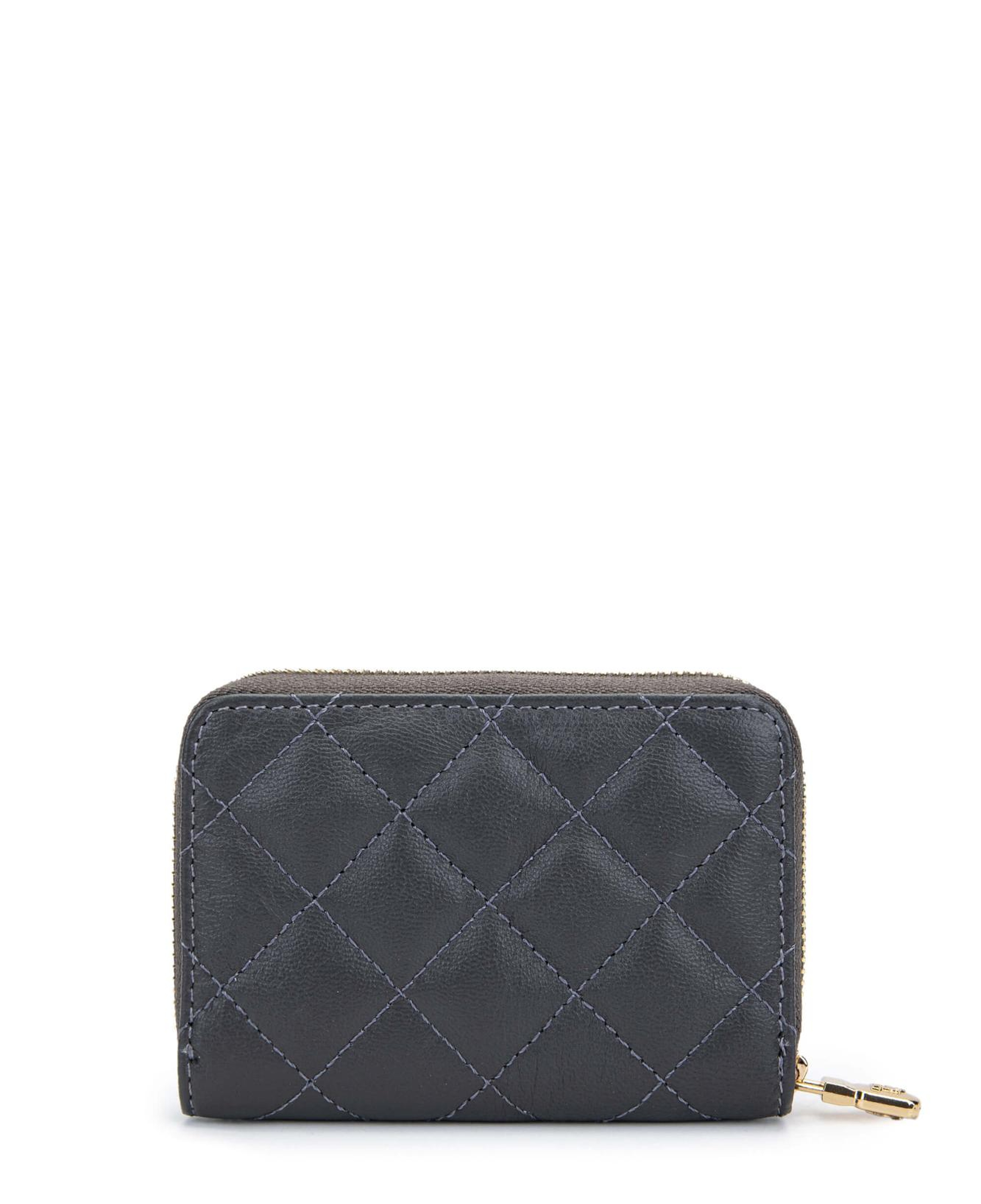 Tamer Tanca Unisex Hakiki Deri Gri Cüzdan Cuzdan