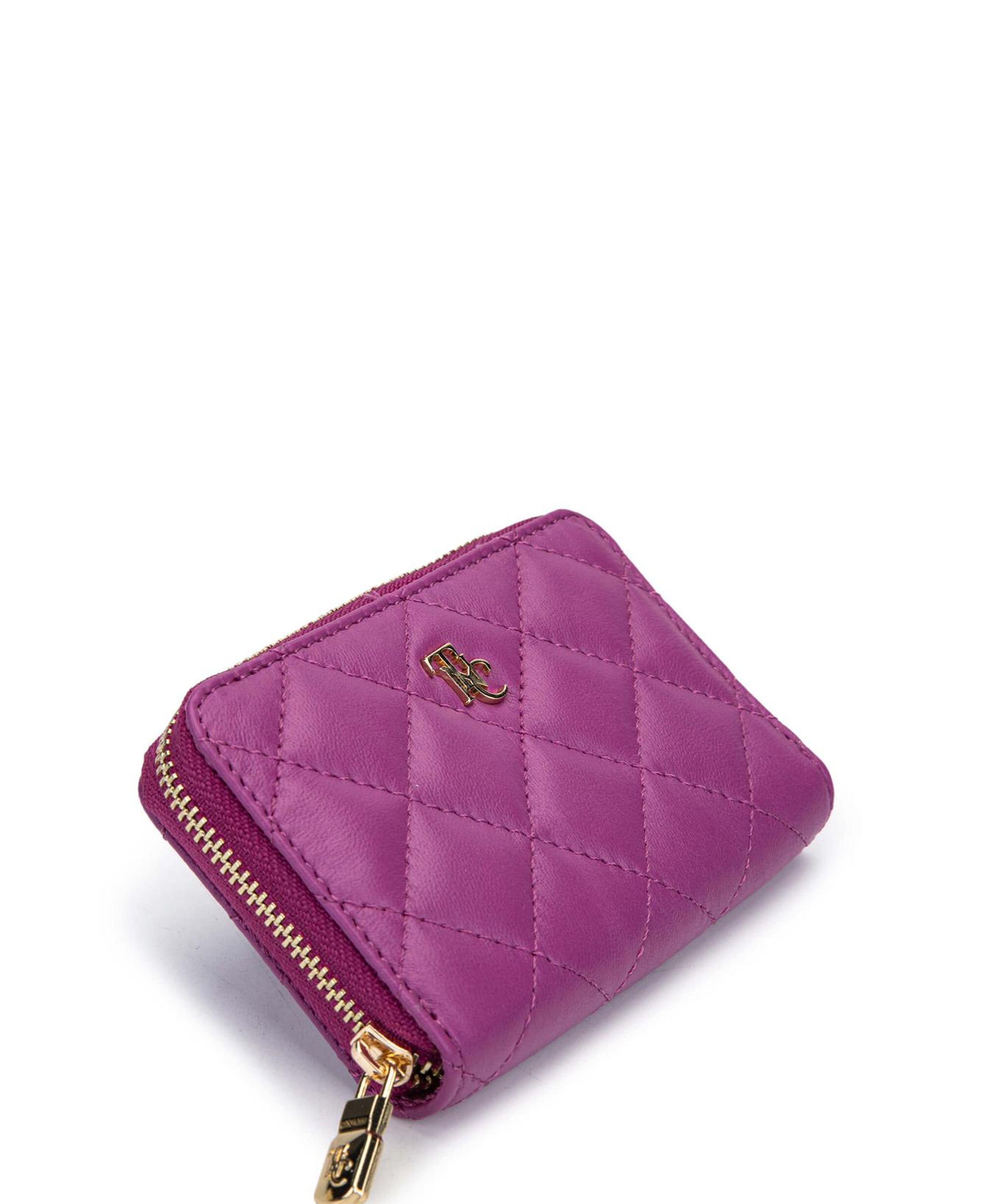 Tamer Tanca Unisex Hakiki Deri Mor Cüzdan Cuzdan