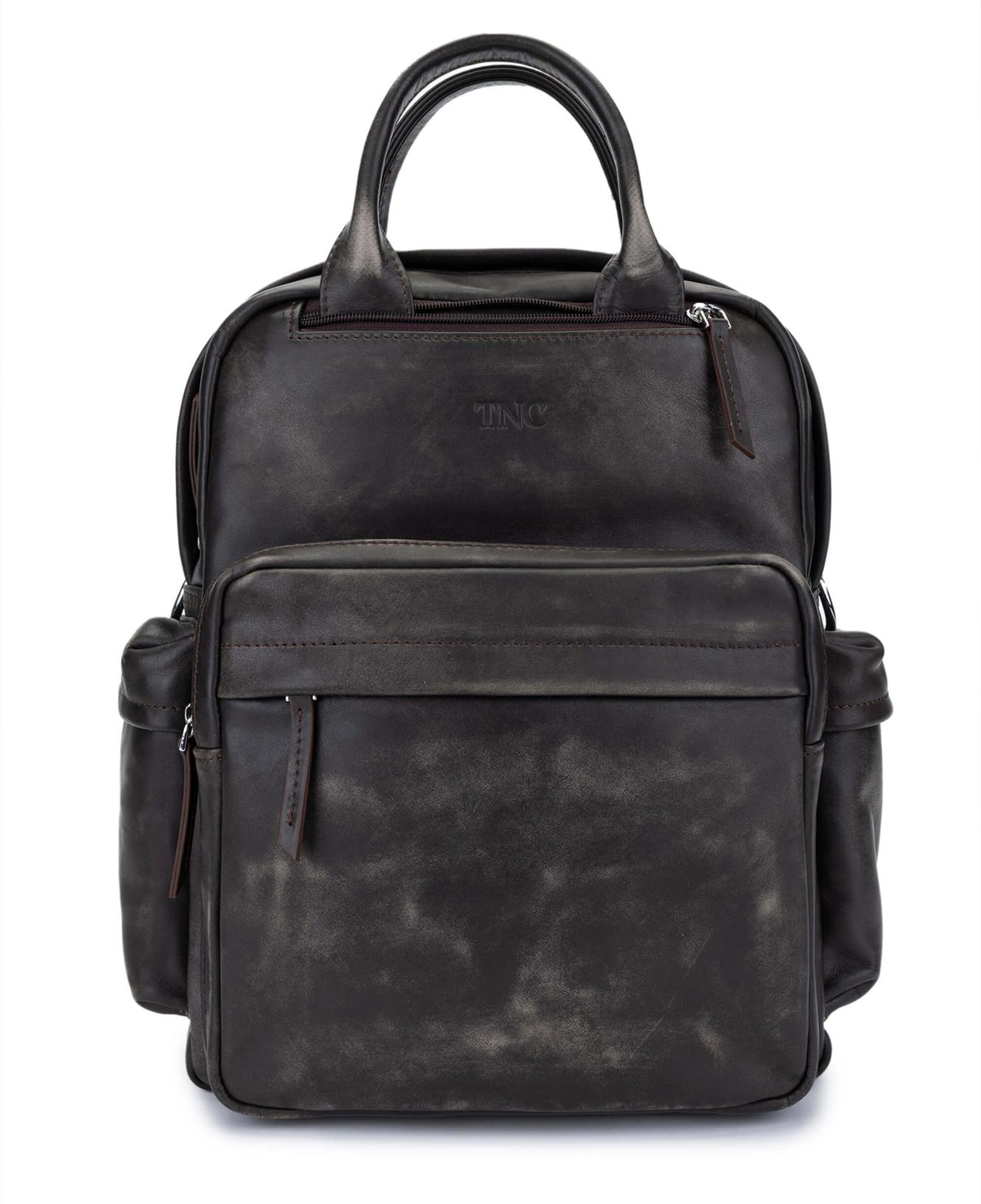 Tamer Tanca Erkek Hakiki Deri Viski Eskitme Sırt Çantası