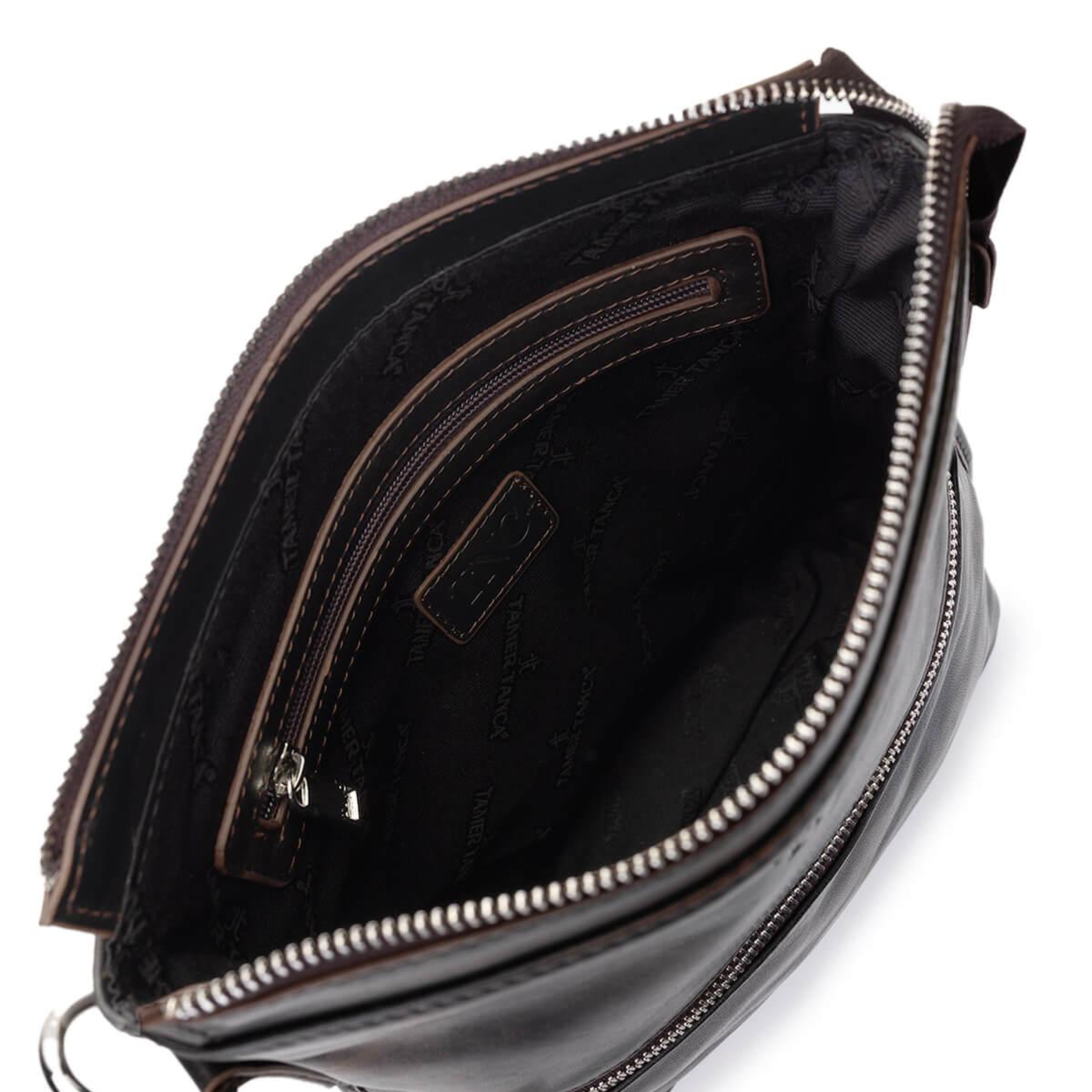 Tamer Tanca Erkek Hakiki Deri Kızıl Eskitme Postacı Çanta