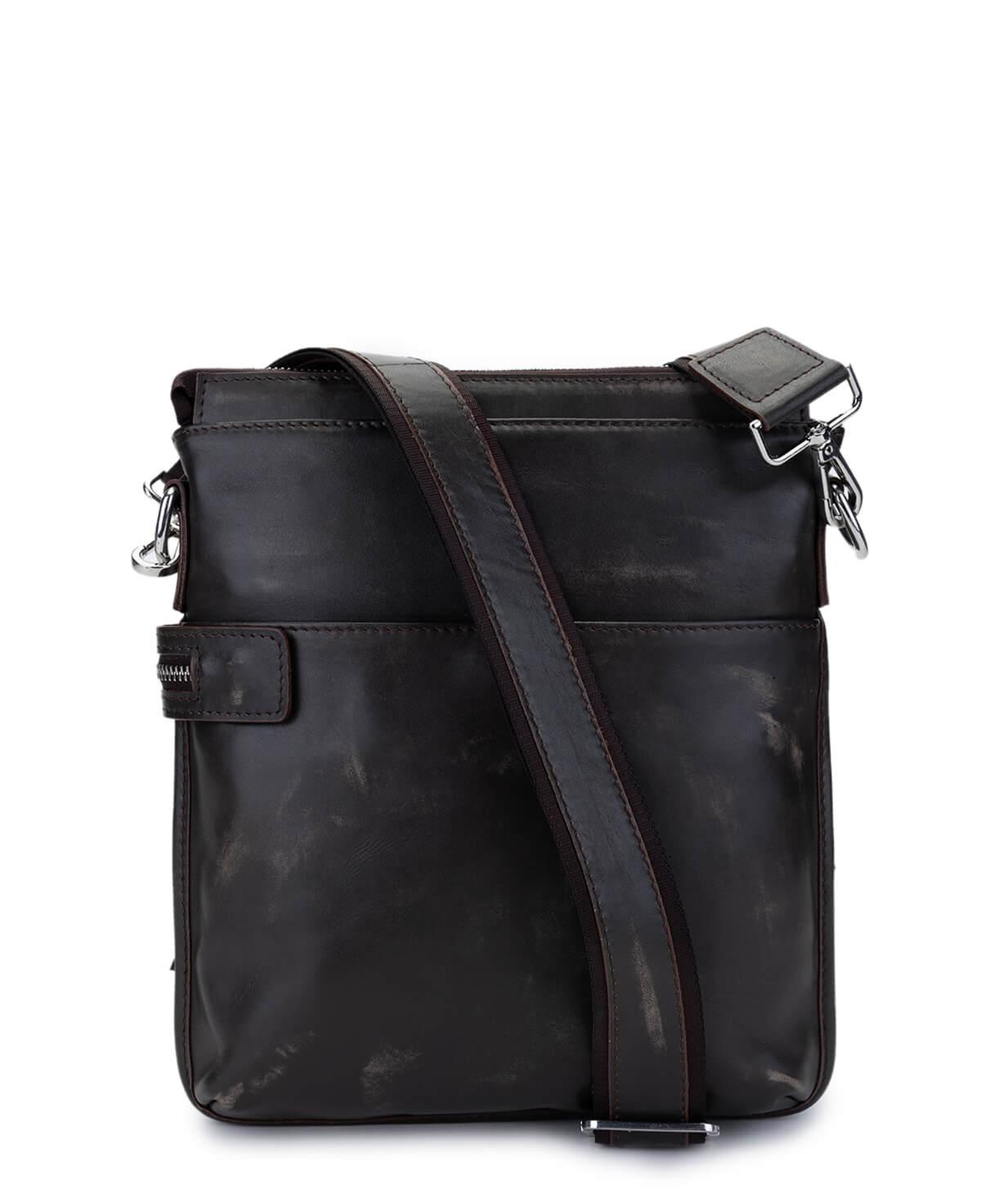 Tamer Tanca Erkek Hakiki Deri Viski Eskitme Postacı Çanta