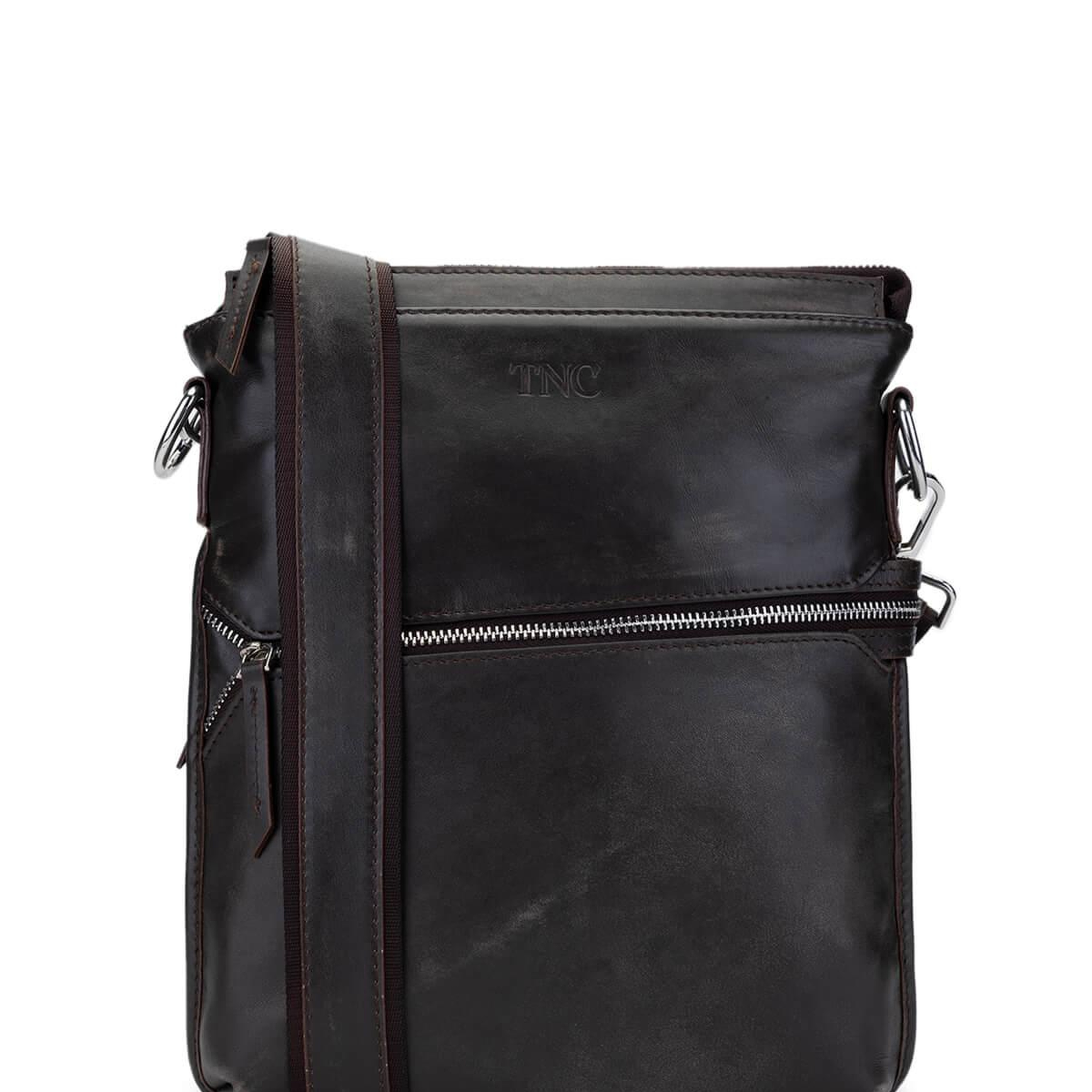 Tamer Tanca Erkek Hakiki Deri Viski Eskitme Postacı Çanta