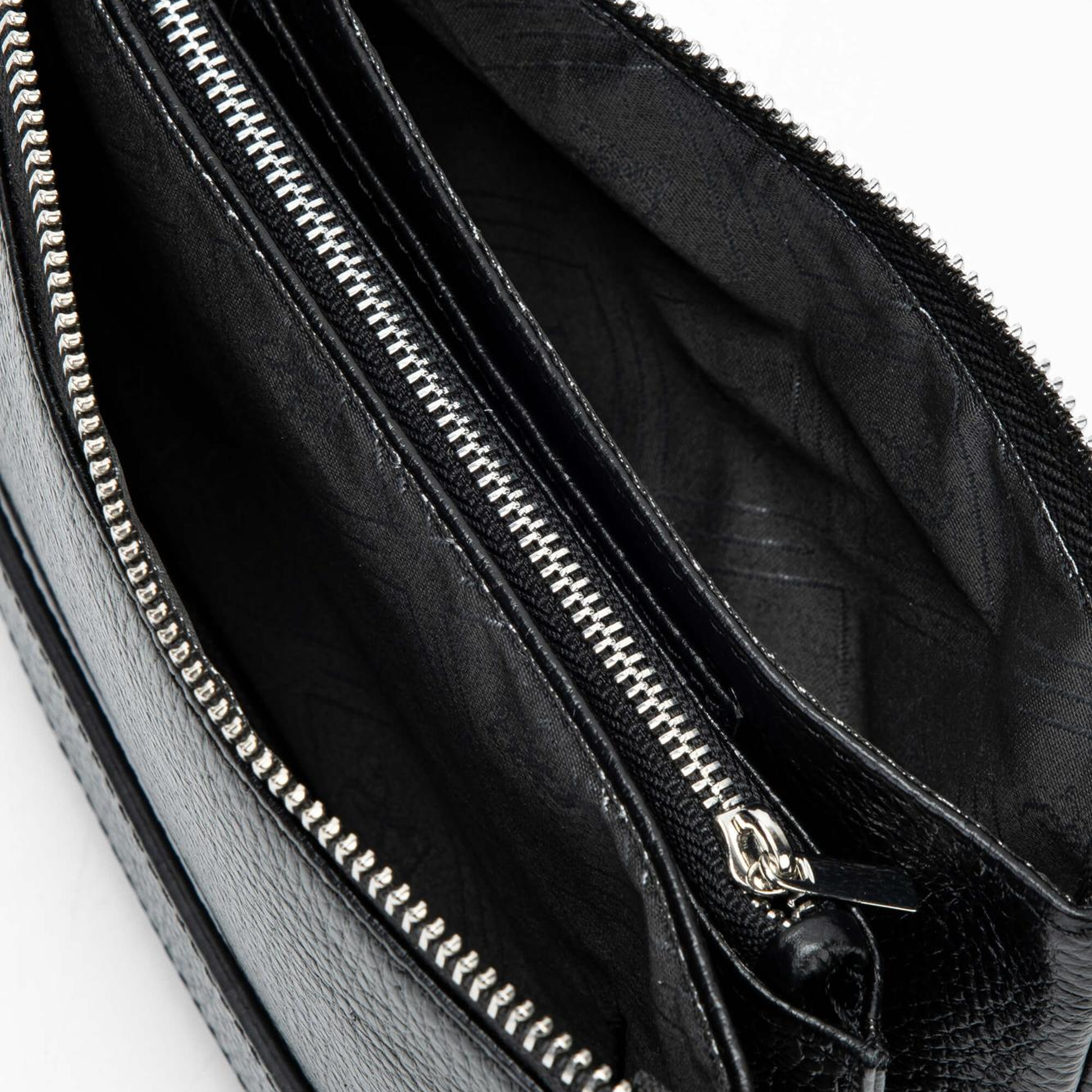 Tamer Tanca Erkek Hakiki Deri Siyah El Çantası