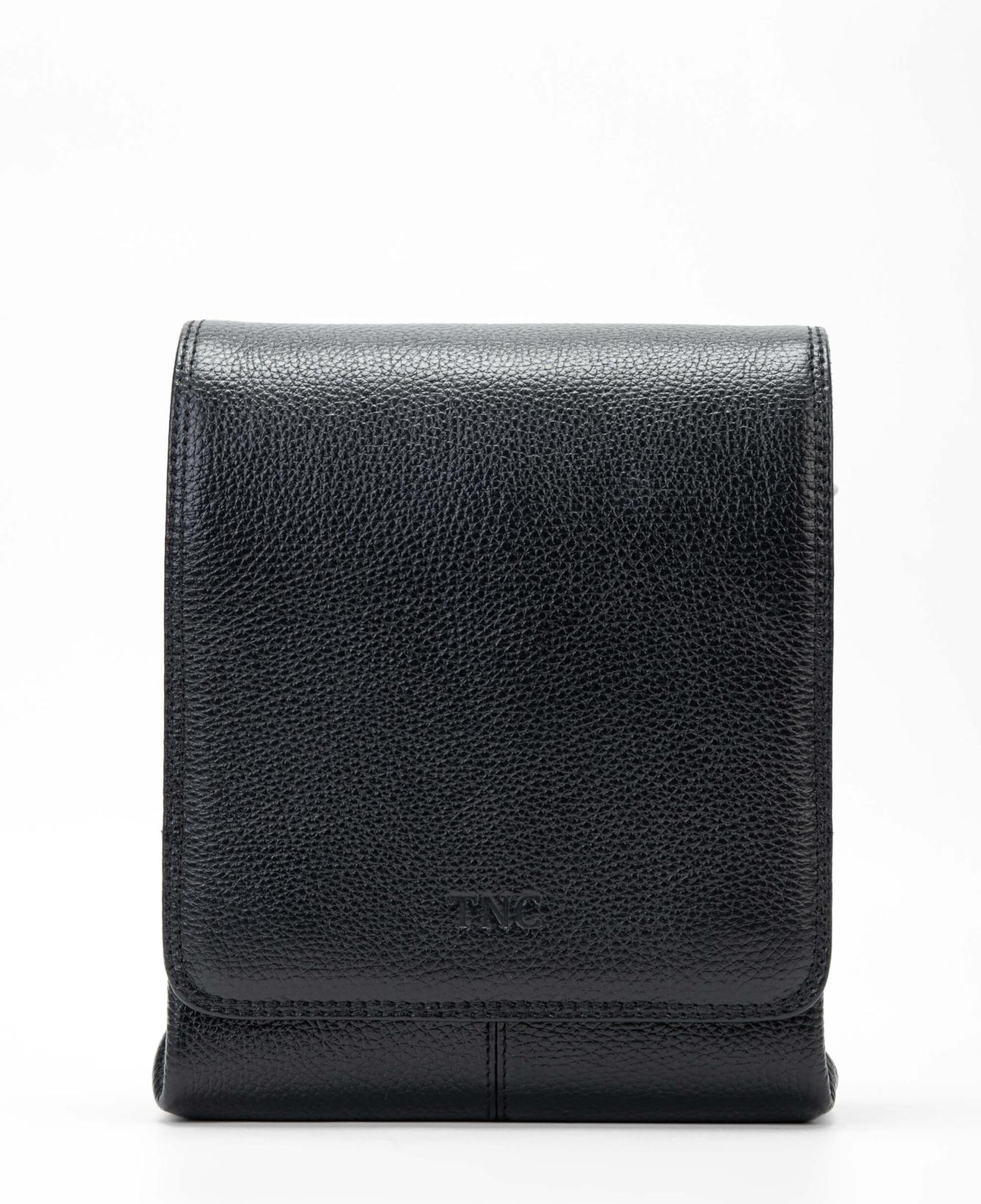 Tamer Tanca Erkek Hakiki Deri Siyah Postacı Çanta