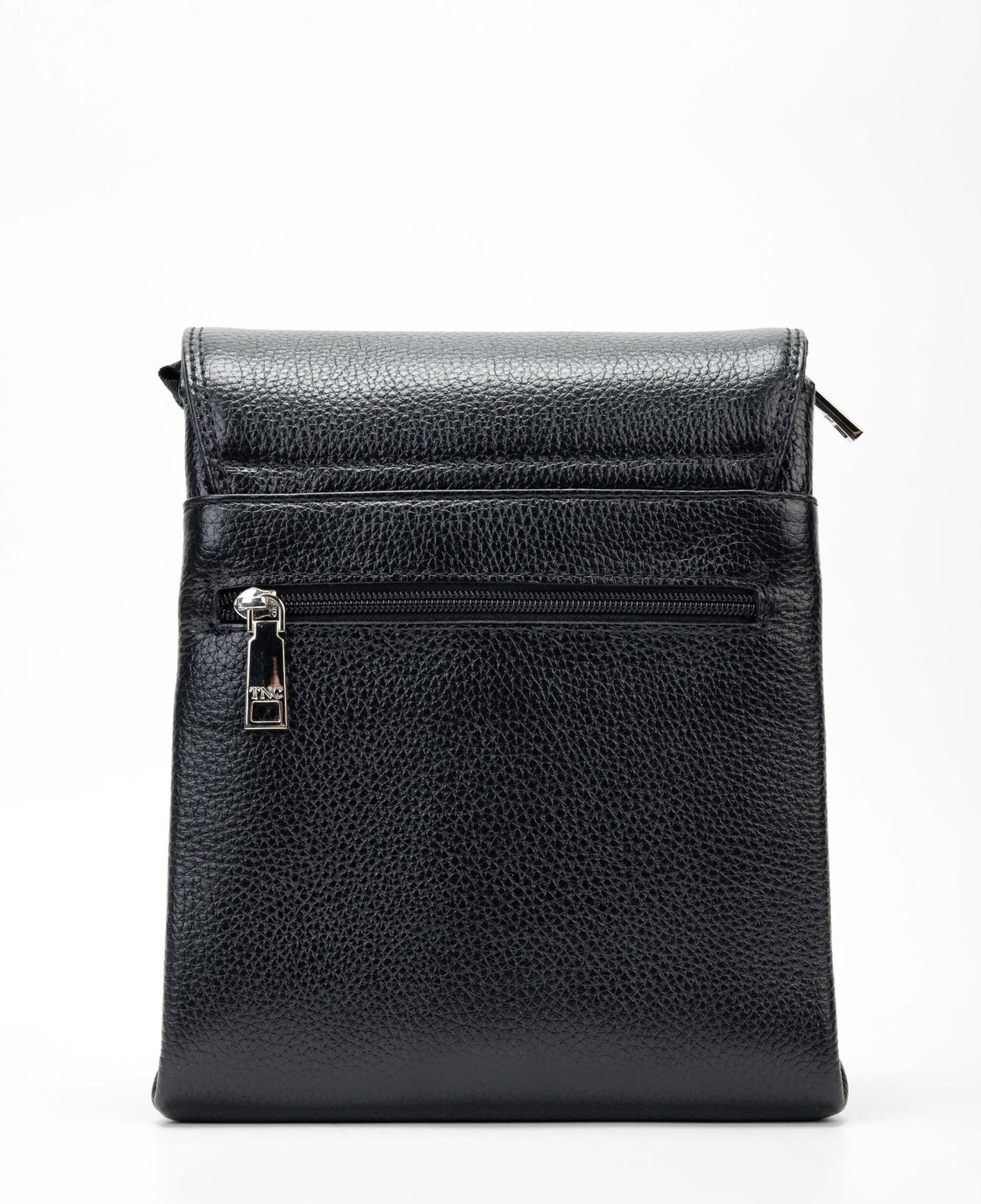 Tamer Tanca Erkek Hakiki Deri Siyah Postacı Çanta