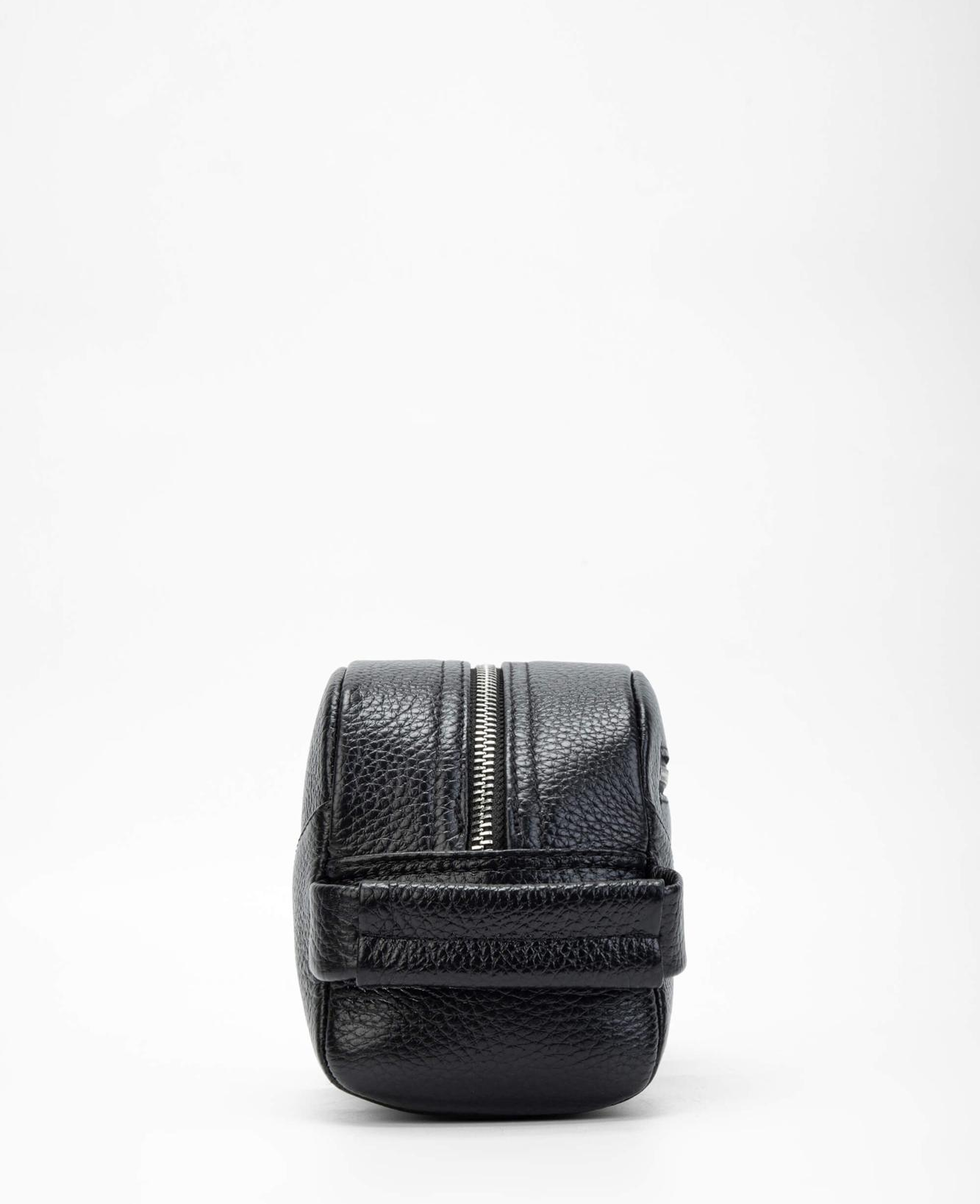 Tamer Tanca Erkek Hakiki Deri Siyah Traş Çantası