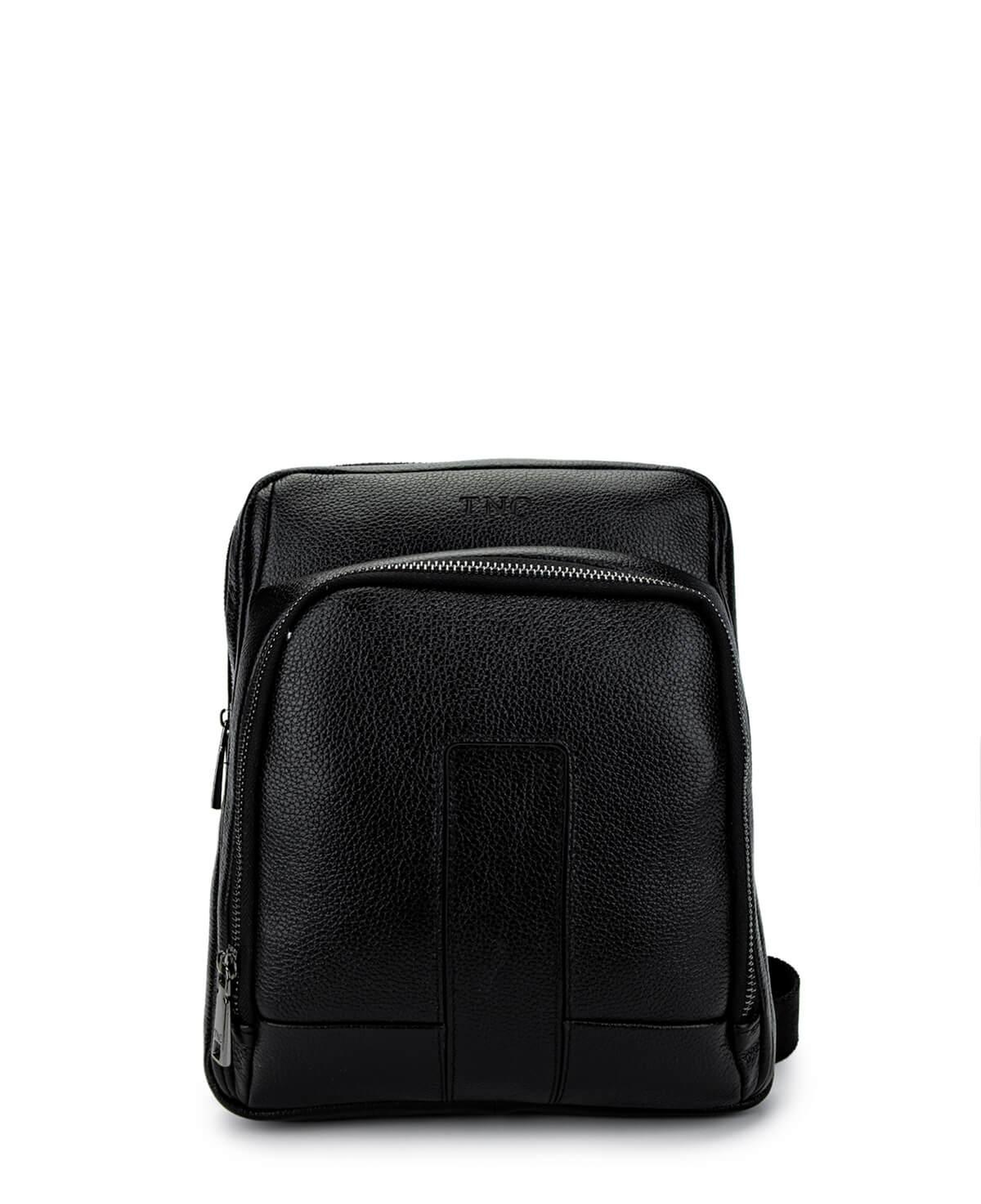 Tamer Tanca Erkek Hakiki Deri Siyah Postacı Çanta