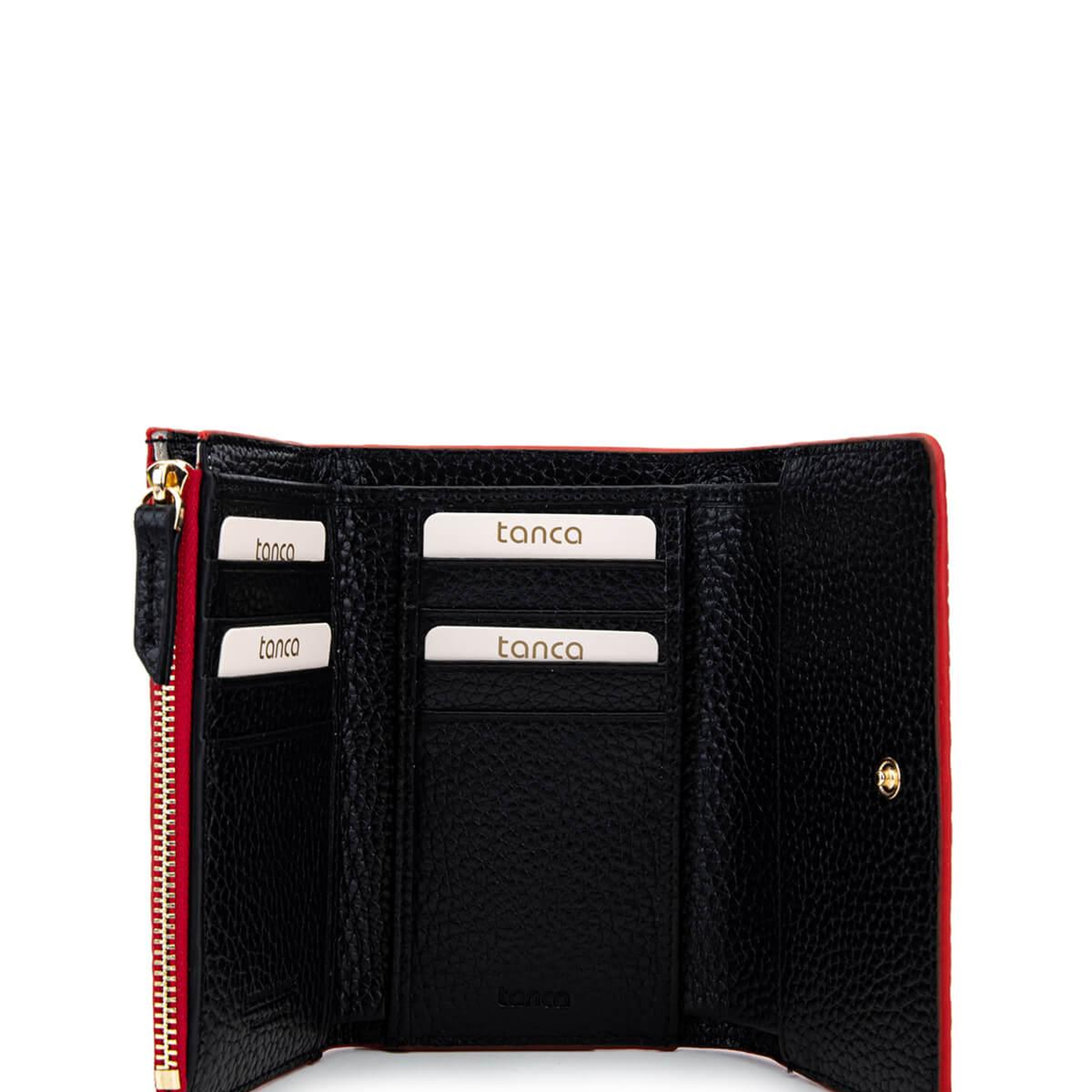 Tamer Tanca Kadın Hakiki Deri Kırmızı Cüzdan